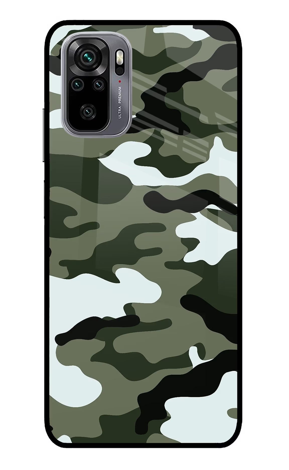 Camouflage Redmi Note 11 SE Glass Case - Camouflage Redmi Note 11 SE Glass Case Camouflage Redmi Note 11 SE Glass Case