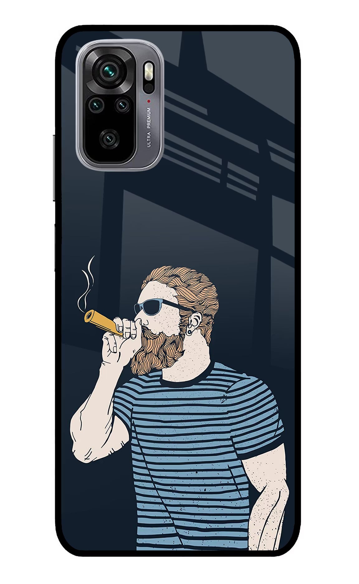 Smoking Redmi Note 11 SE Glass Case - Smoking Redmi Note 11 SE Glass Case Smoking Redmi Note 11 SE Glass Case
