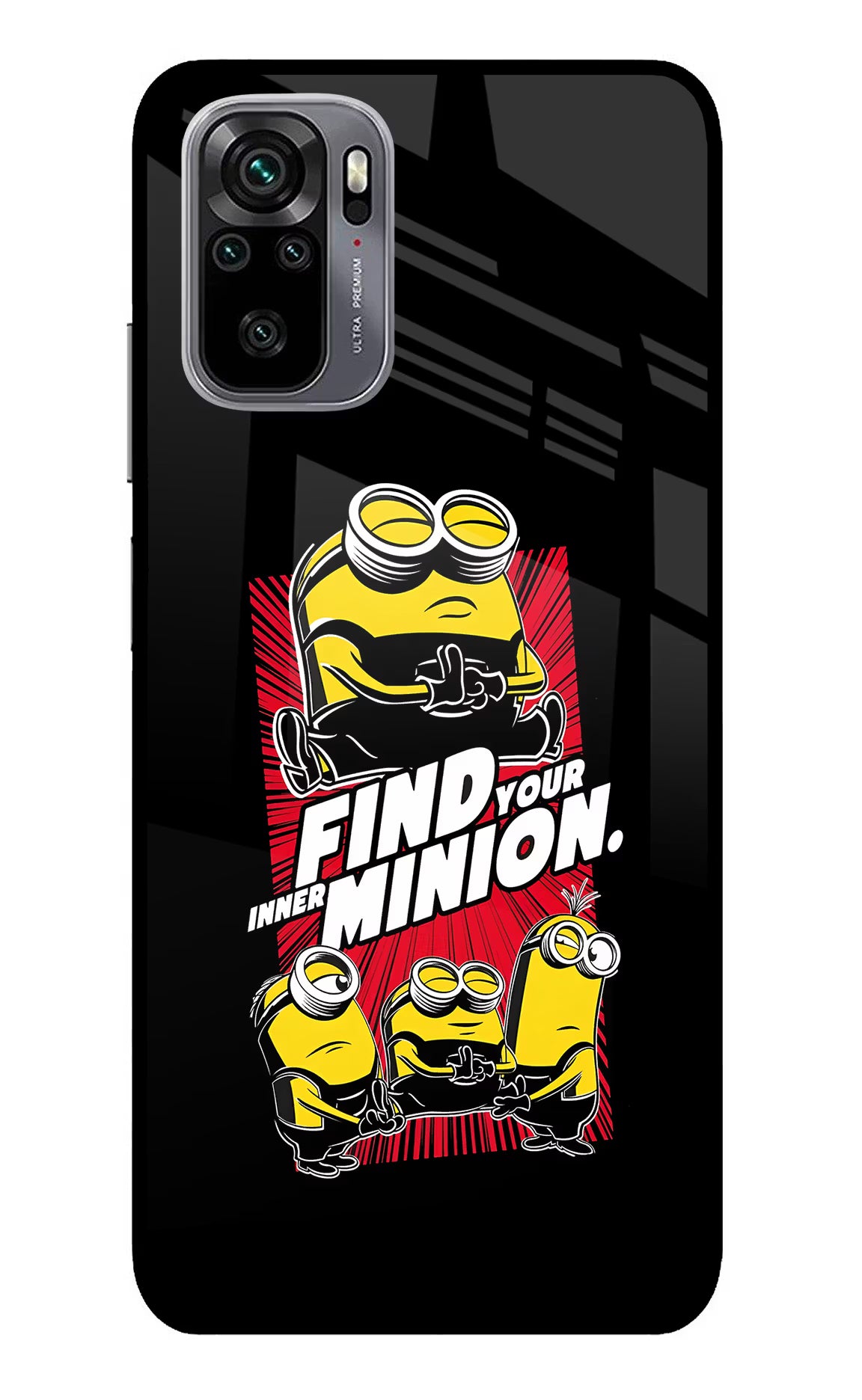 Find your inner Minion Redmi Note 11 SE Glass Case - Find your inner Minion Redmi Note 11 SE Glass Case Find your inner Minion Redmi Note 11 SE Glass Case