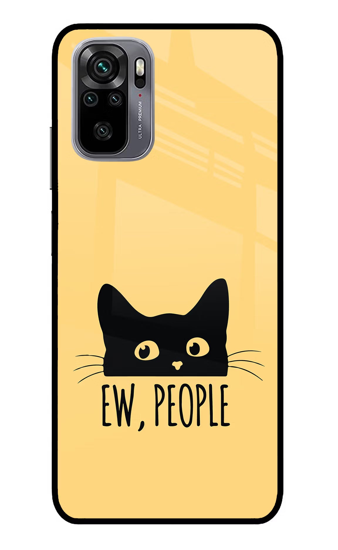 Ew People Catitude Redmi Note 11 SE Glass Case - Ew People Catitude Redmi Note 11 SE Glass Case Ew People Catitude Redmi Note 11 SE Glass Case