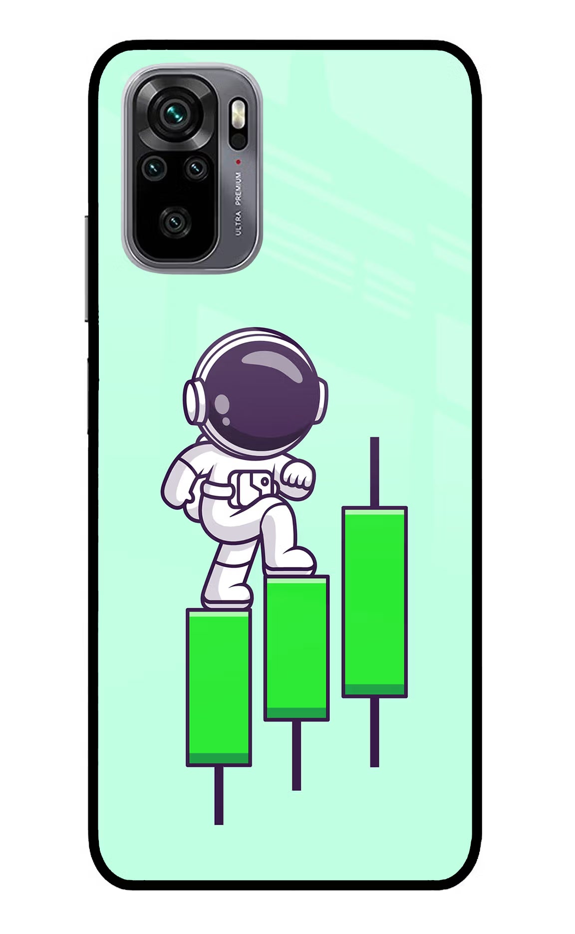 Astronaut Trader Redmi Note 11 SE Glass Case - Astronaut Trader Redmi Note 11 SE Glass Case Astronaut Trader Redmi Note 11 SE Glass Case