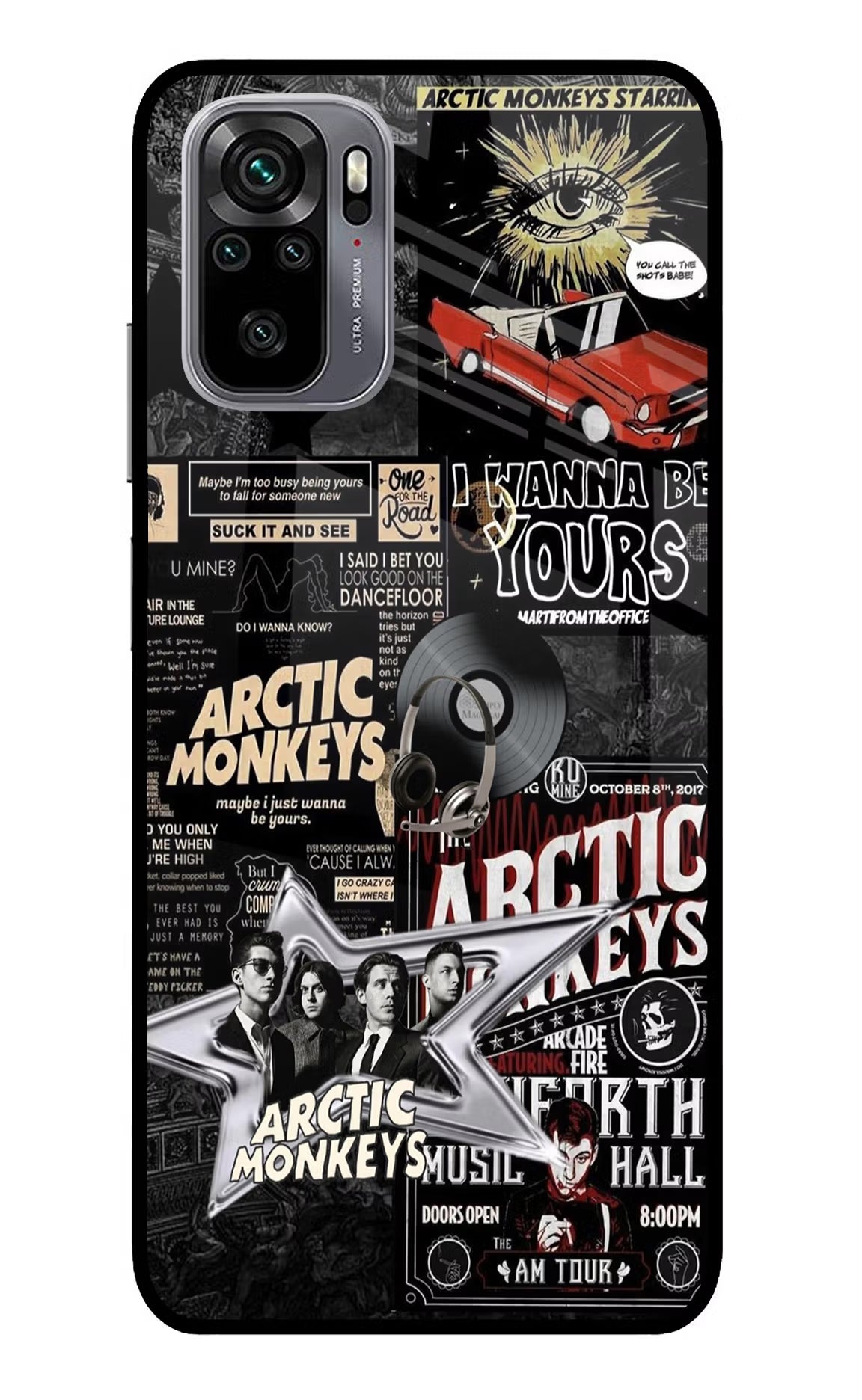 Arctic Monkeys Redmi Note 11 SE Glass Case - Arctic Monkeys Redmi Note 11 SE Glass Case Arctic Monkeys Redmi Note 11 SE Glass Case