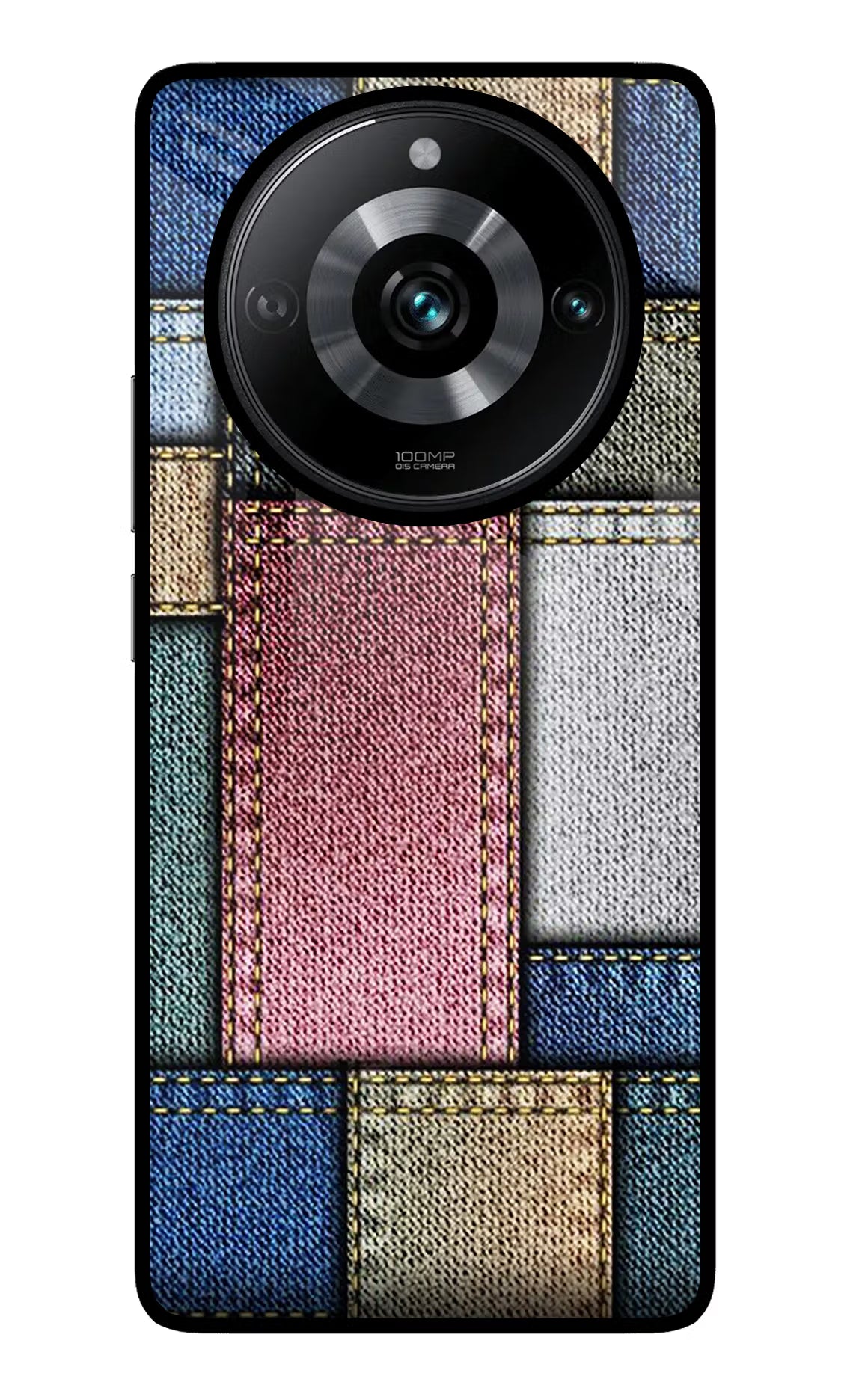 Multicolor Jeans Realme Narzo 60 Pro Glass Case - Multicolor Jeans Realme Narzo 60 Pro Glass Case Multicolor Jeans Realme Narzo 60 Pro Glass Case