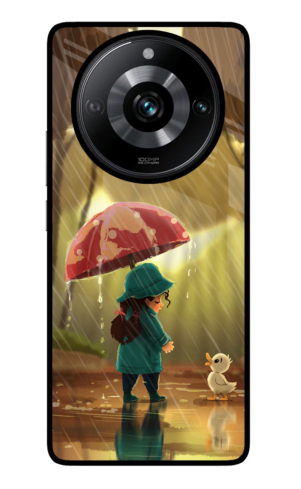 Rainy Day Realme Narzo 60 Pro Glass Case - Rainy Day Realme Narzo 60 Pro Glass Case Rainy Day Realme Narzo 60 Pro Glass Case