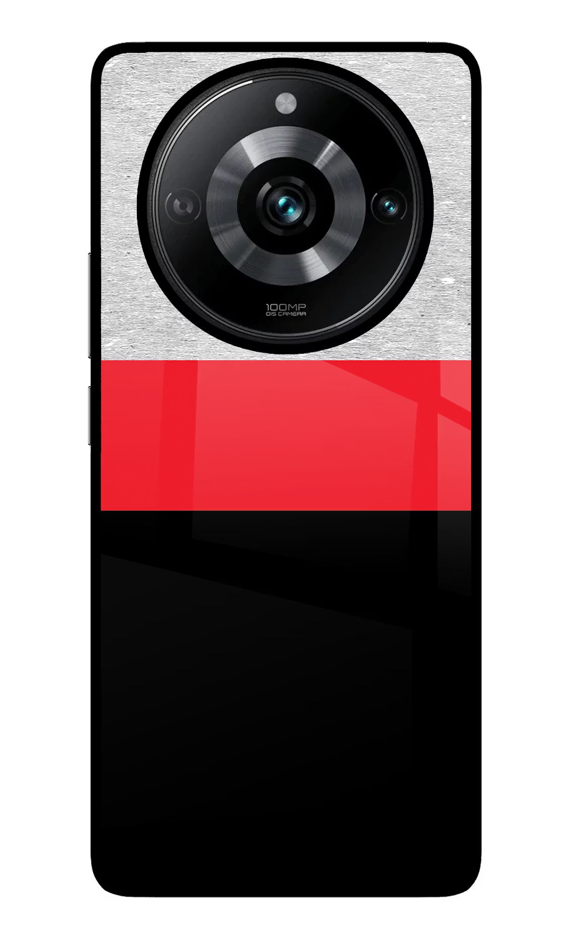 Tri Color Pattern Realme Narzo 60 Pro Glass Case - Tri Color Pattern Realme Narzo 60 Pro Glass Case Tri Color Pattern Realme Narzo 60 Pro Glass Case