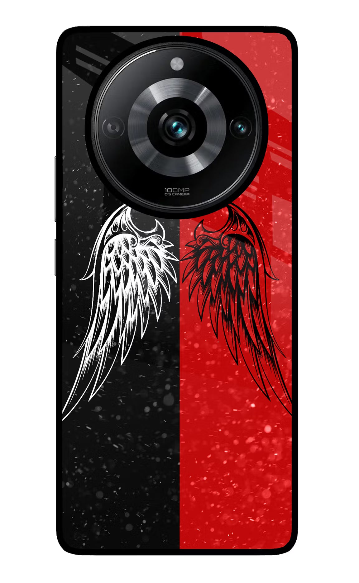 Wings Realme Narzo 60 Pro Glass Case - Wings Realme Narzo 60 Pro Glass Case Wings Realme Narzo 60 Pro Glass Case