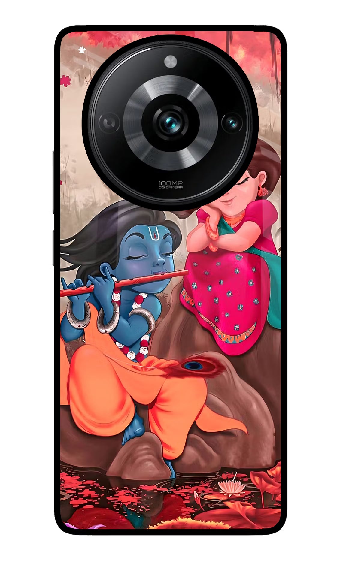 Radhe Krishna Realme Narzo 60 Pro Glass Case - Radhe Krishna Realme Narzo 60 Pro Glass Case Radhe Krishna Realme Narzo 60 Pro Glass Case