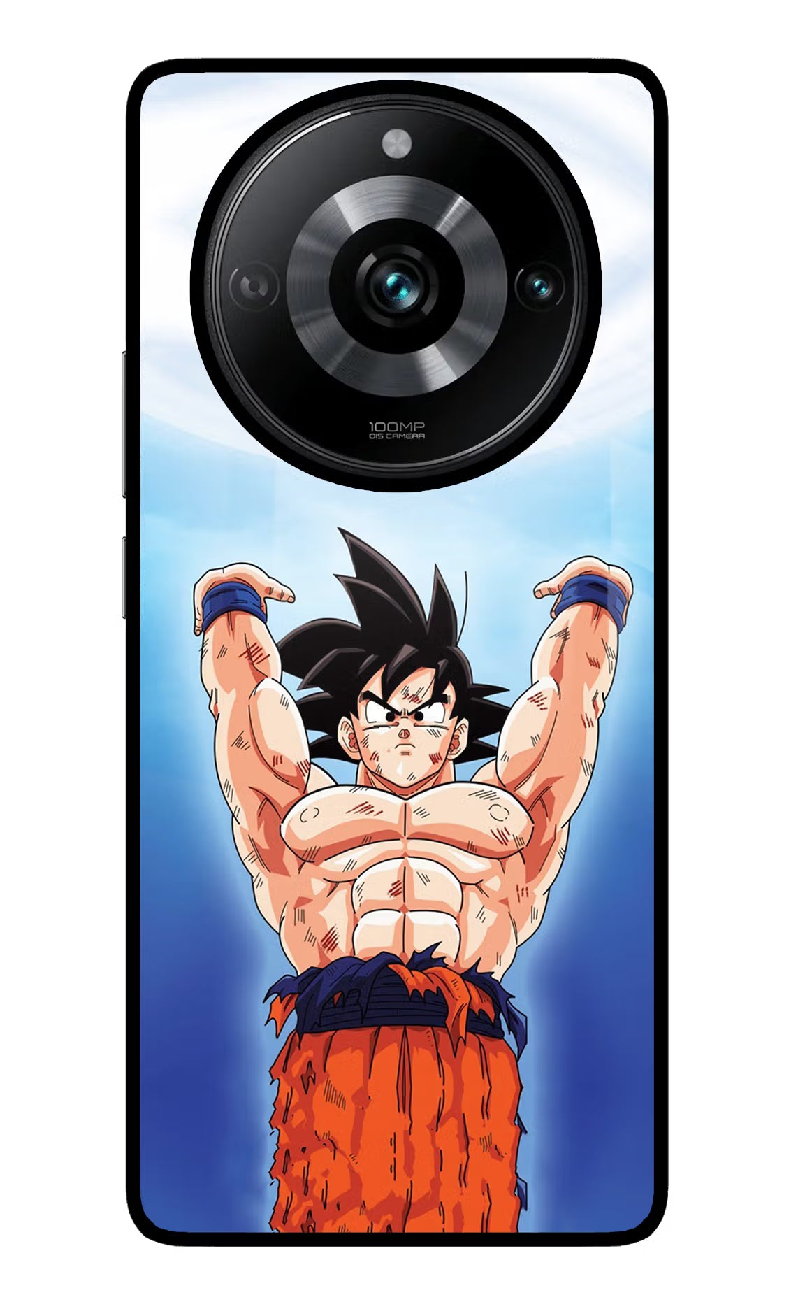 Goku Power Realme Narzo 60 Pro Glass Case - Goku Power Realme Narzo 60 Pro Glass Case Goku Power Realme Narzo 60 Pro Glass Case