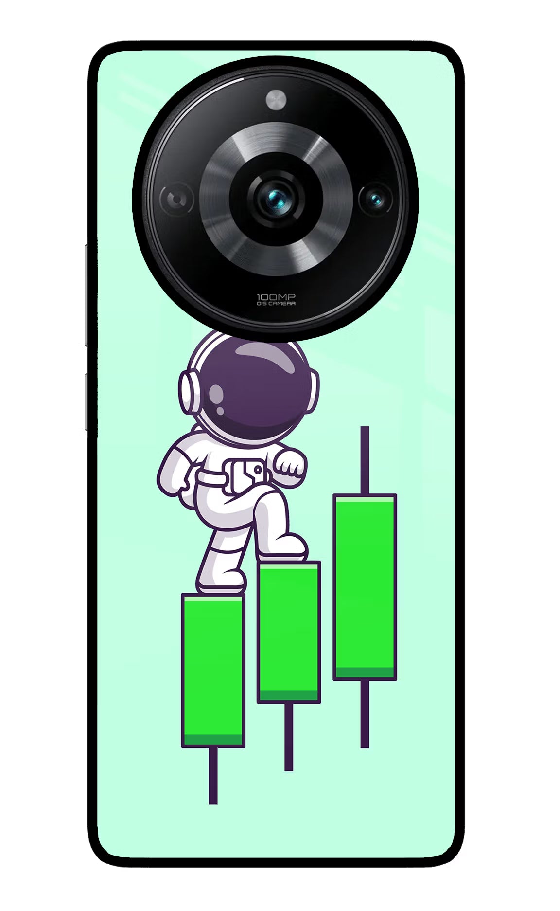 Astronaut Trader Realme Narzo 60 Pro Glass Case - Astronaut Trader Realme Narzo 60 Pro Glass Case Astronaut Trader Realme Narzo 60 Pro Glass Case