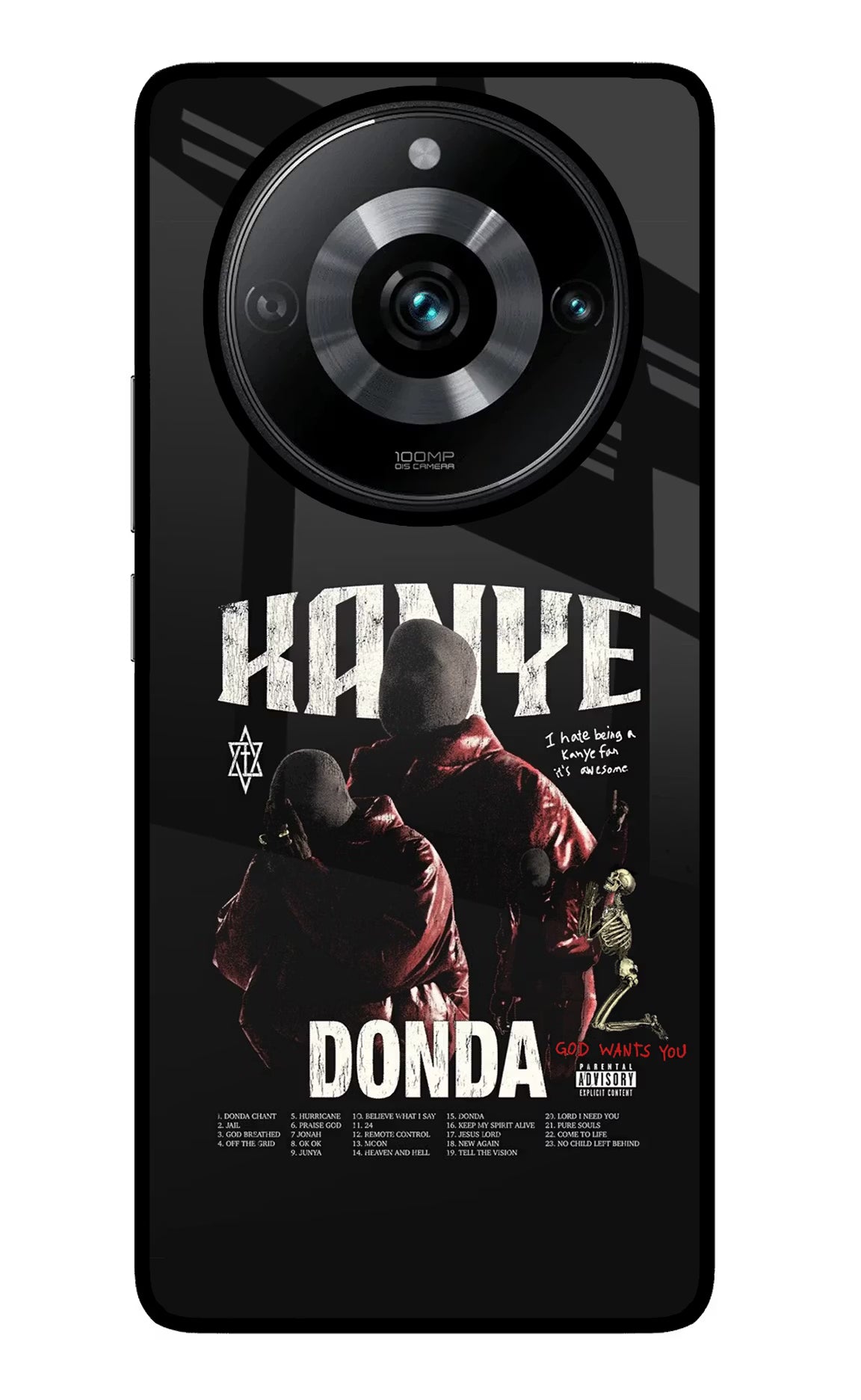 Donda Kanye West Realme Narzo 60 Pro Glass Case - Donda Kanye West Realme Narzo 60 Pro Glass Case Donda Kanye West Realme Narzo 60 Pro Glass Case