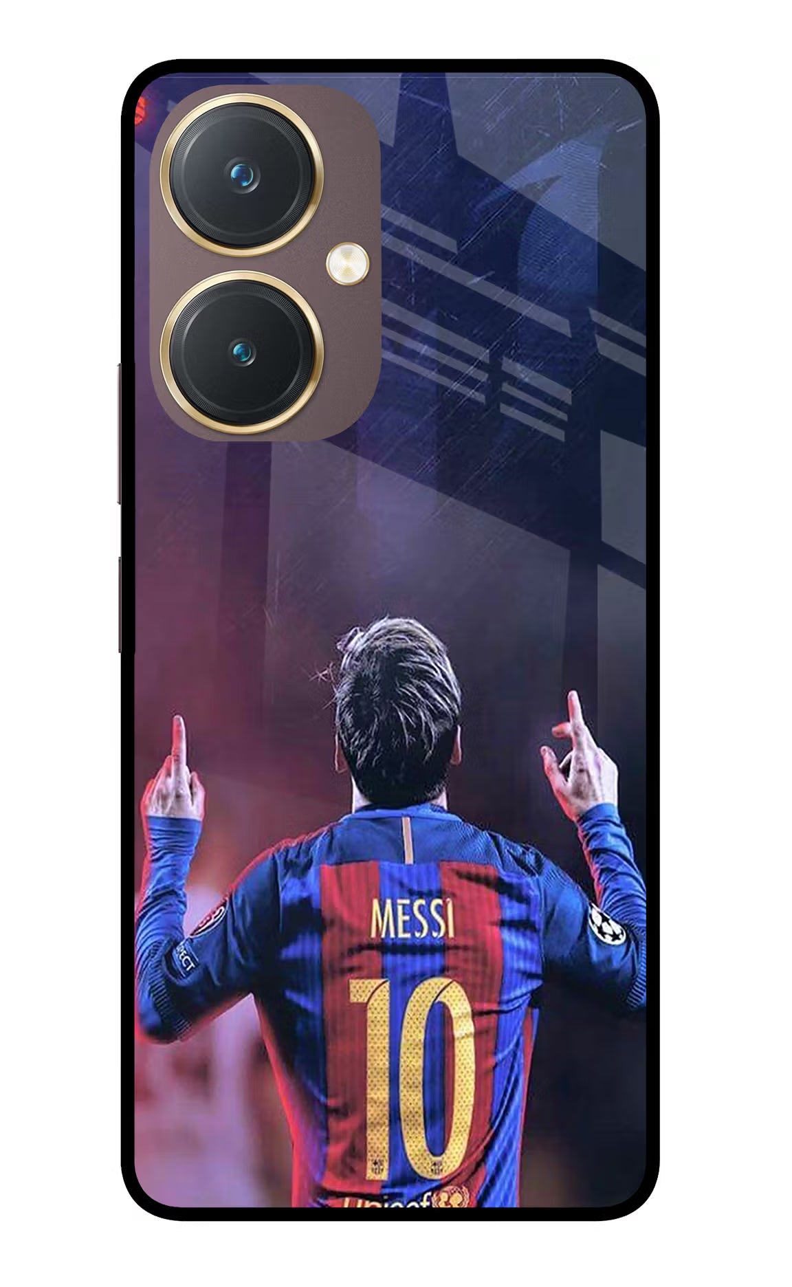 Messi Vivo Y27 Glass Case - Messi Vivo Y27 Glass Case Messi Vivo Y27 Glass Case