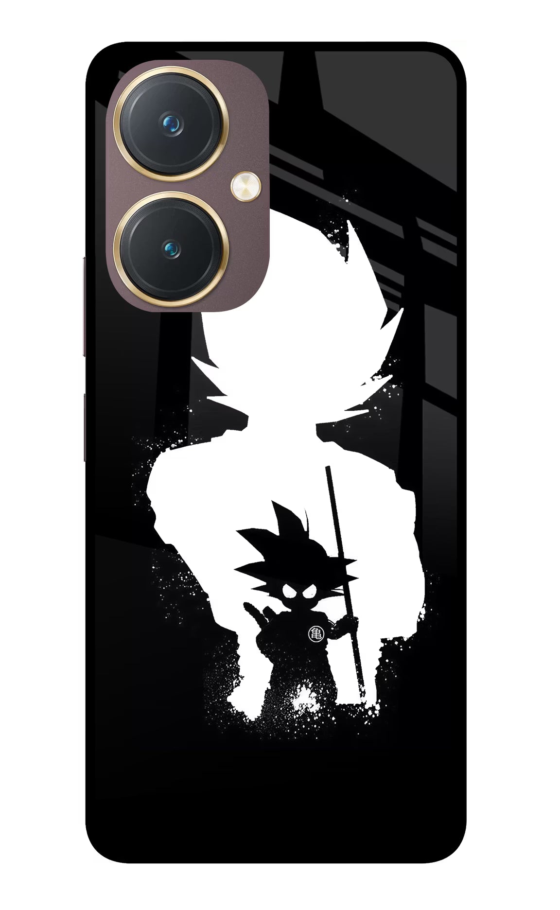 Goku Shadow Vivo Y27 Glass Case - Goku Shadow Vivo Y27 Glass Case Goku Shadow Vivo Y27 Glass Case