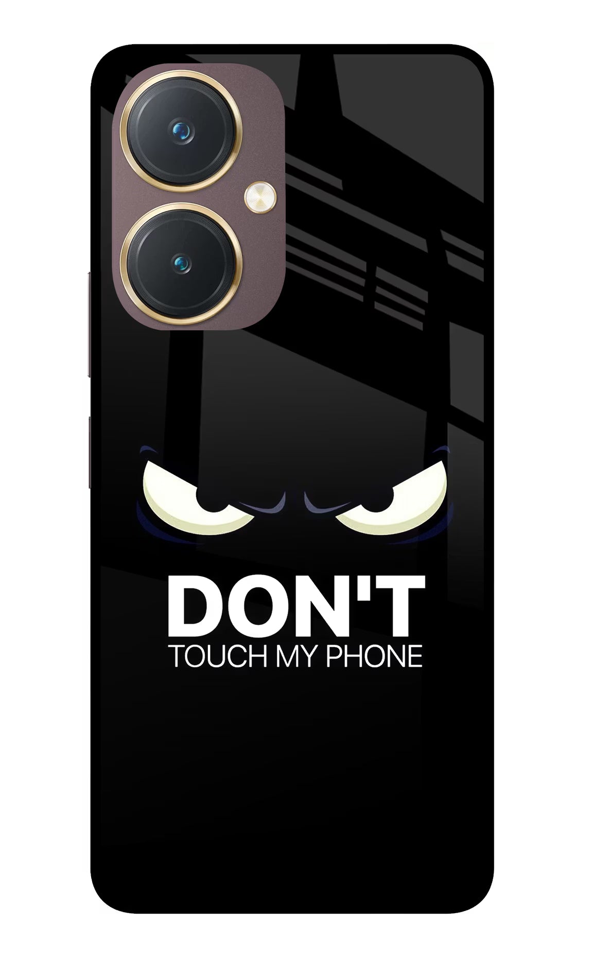 Don'T Touch My Phone Vivo Y27 Glass Case - Don'T Touch My Phone Vivo Y27 Glass Case Don'T Touch My Phone Vivo Y27 Glass Case