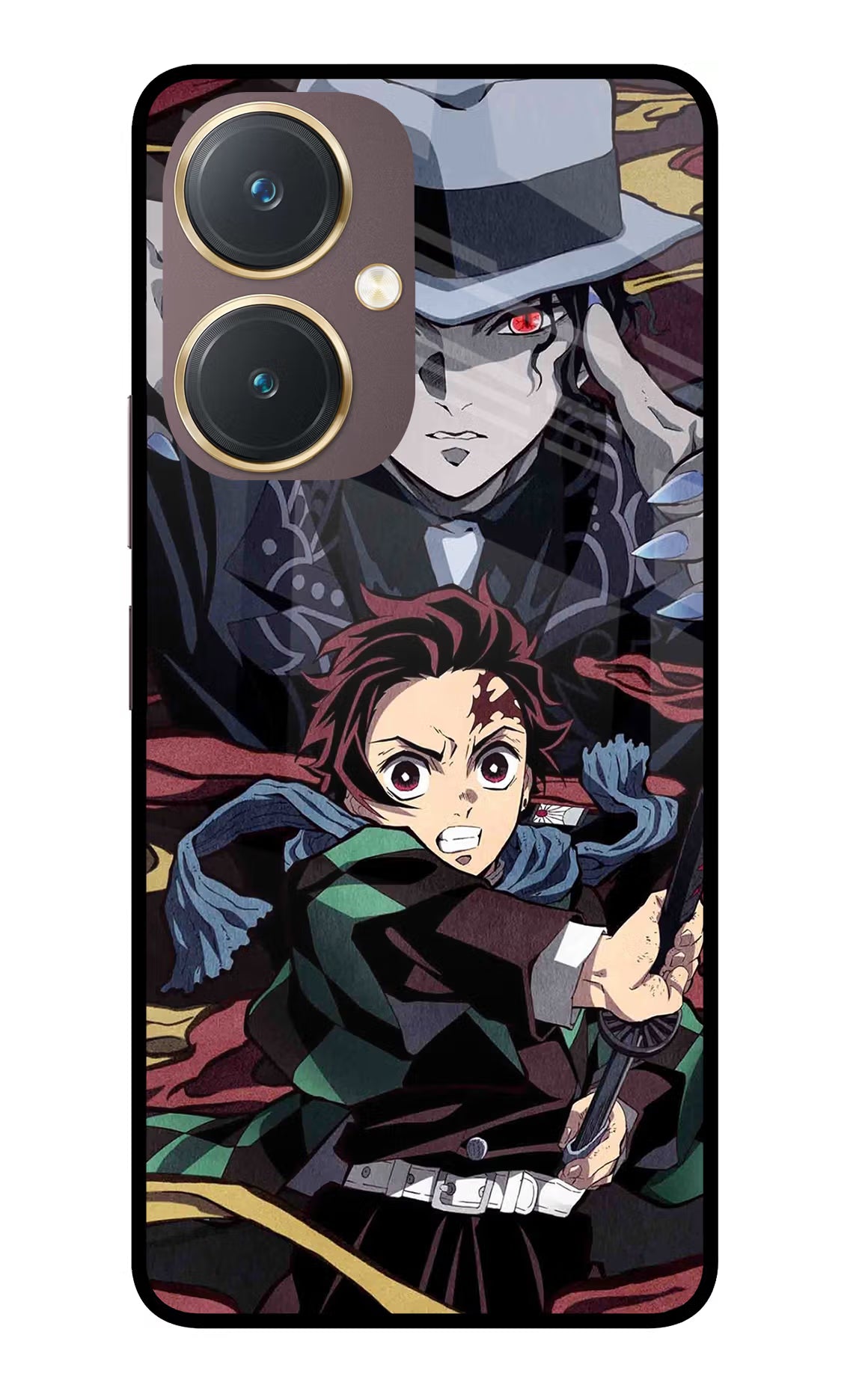 Demon Slayer Vivo Y27 Glass Case - Demon Slayer Vivo Y27 Glass Case Demon Slayer Vivo Y27 Glass Case