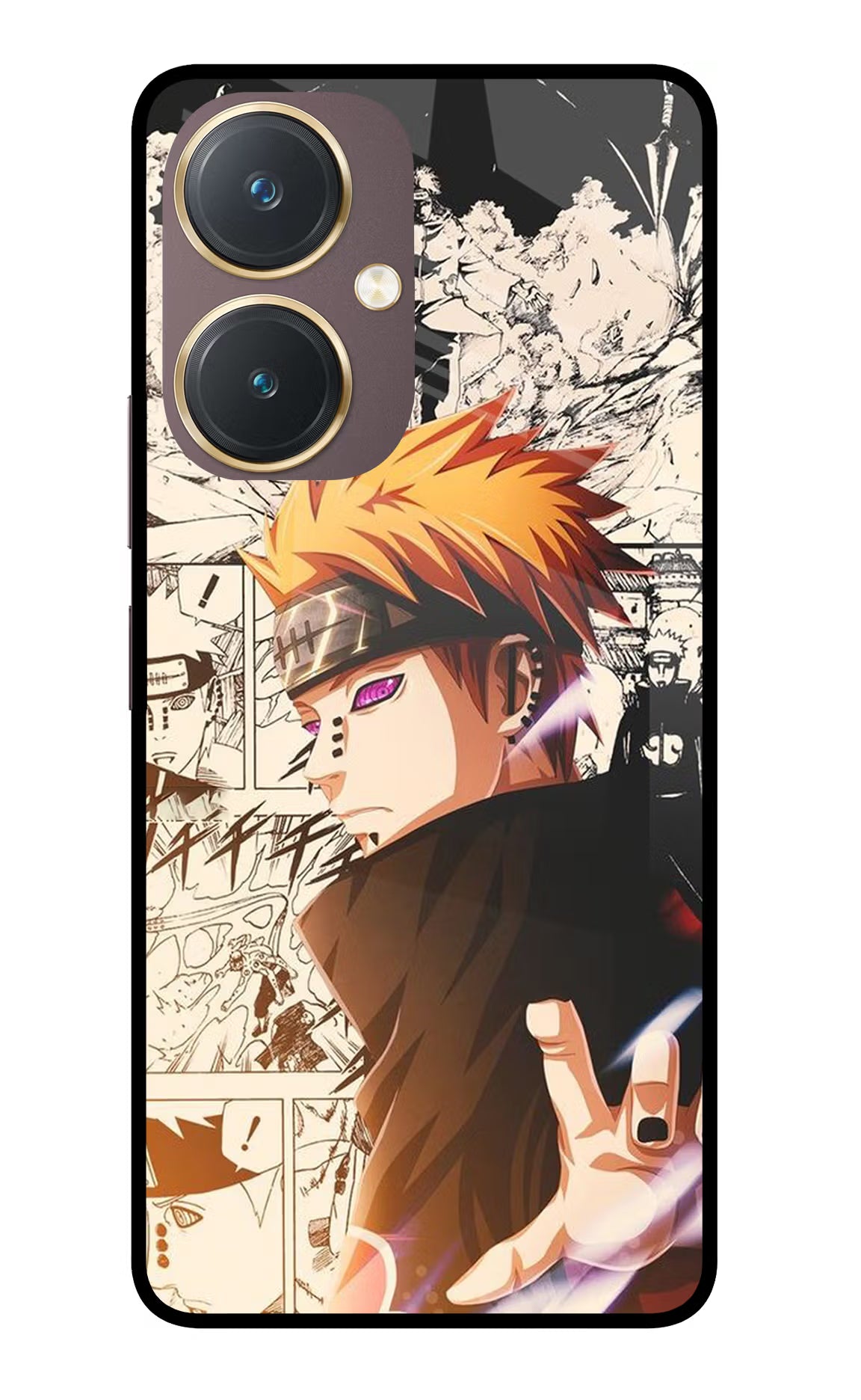 Pain Anime Vivo Y27 Glass Case - Pain Anime Vivo Y27 Glass Case Pain Anime Vivo Y27 Glass Case