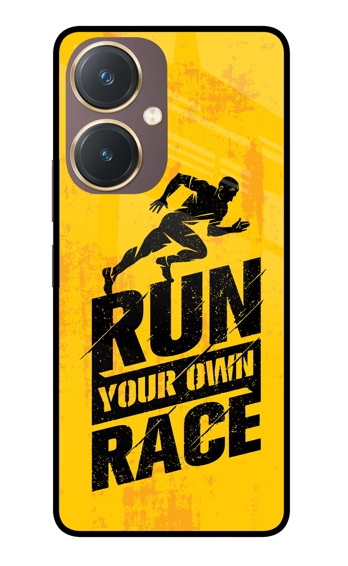Run Your Own Race Vivo Y27 Glass Case - Run Your Own Race Vivo Y27 Glass Case Run Your Own Race Vivo Y27 Glass Case