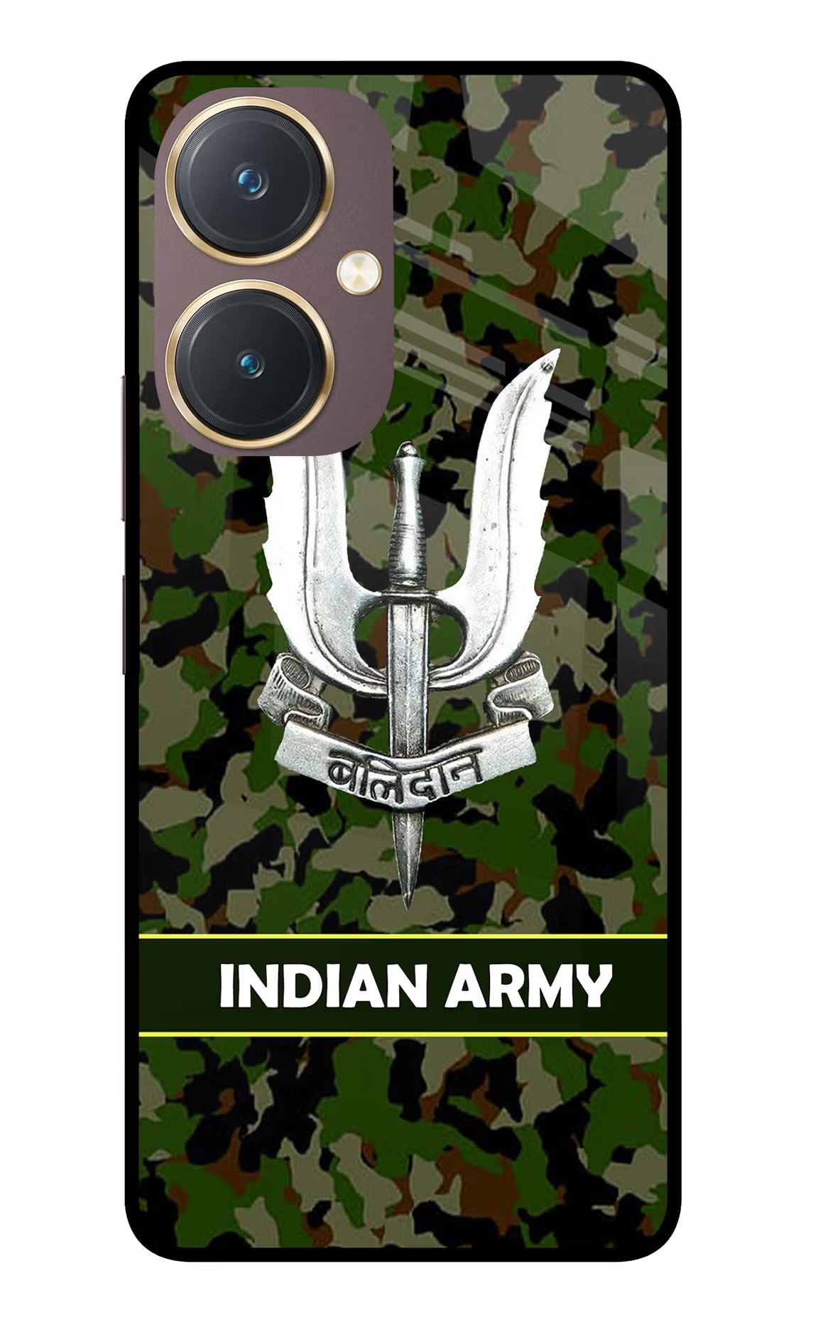 Balidan Indian Logo Vivo Y27 Glass Case - Balidan Indian Logo Vivo Y27 Glass Case Balidan Indian Logo Vivo Y27 Glass Case