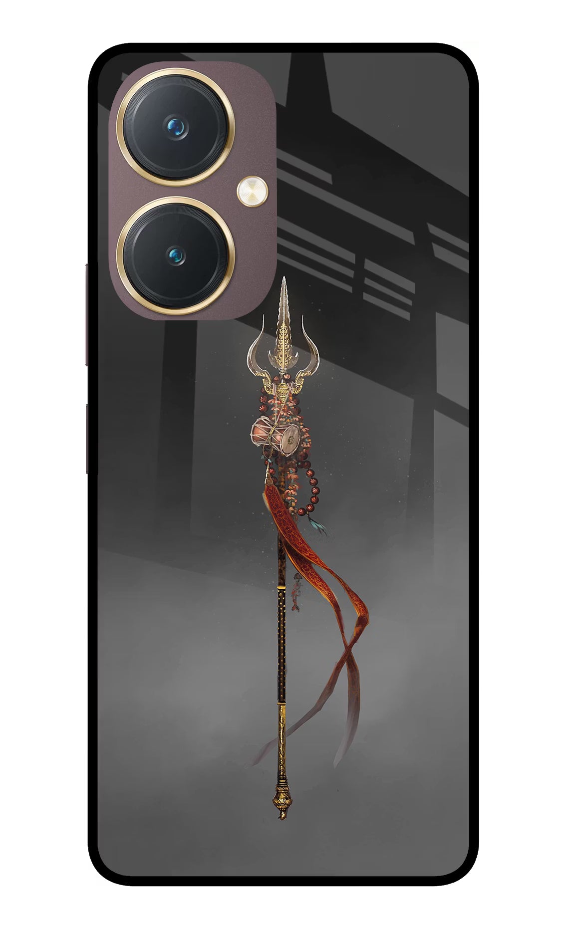 Shiv Trishul Vivo Y27 Glass Case - Shiv Trishul Vivo Y27 Glass Case Shiv Trishul Vivo Y27 Glass Case