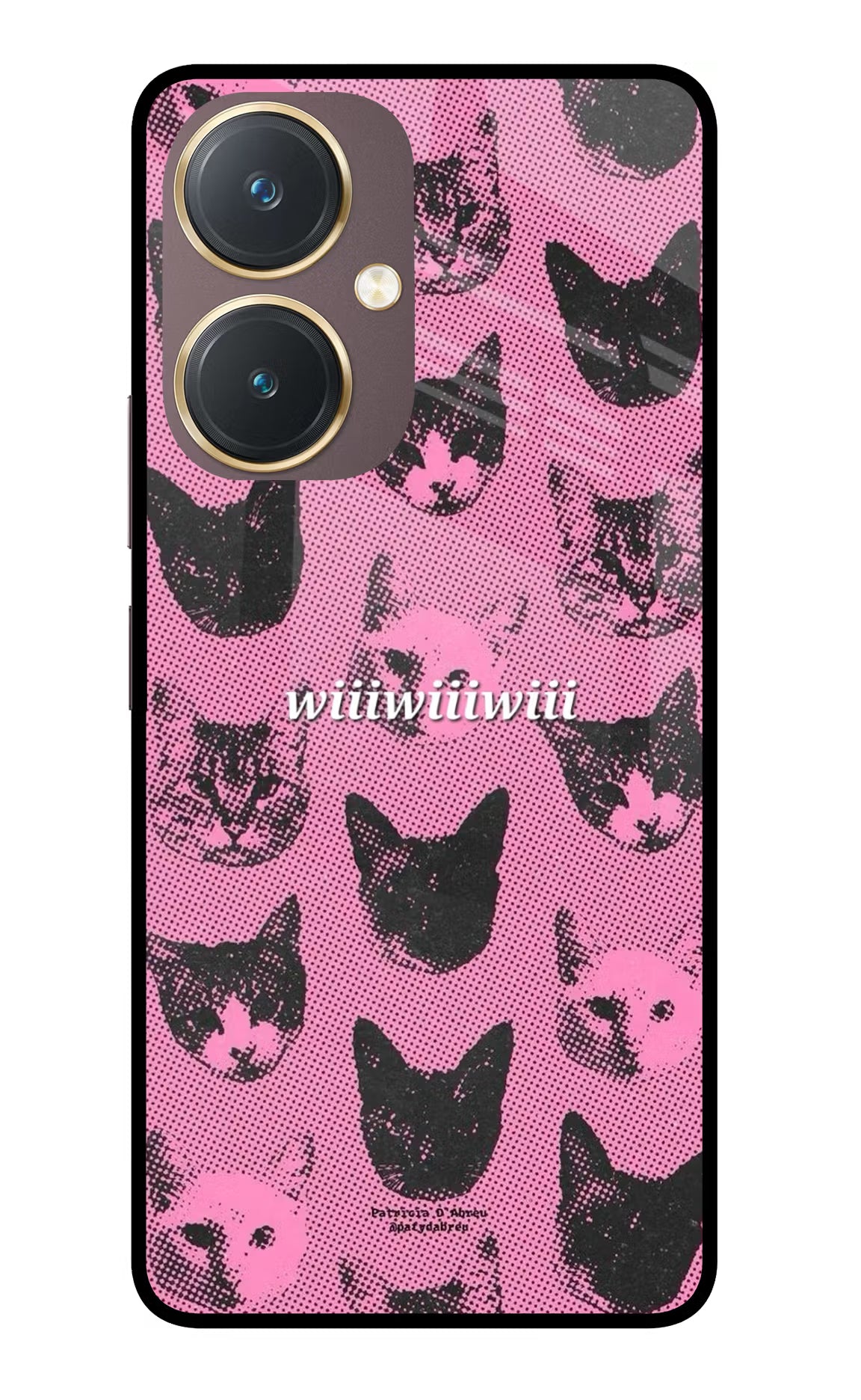 Pink Cats Vivo Y27 Glass Case - Pink Cats Vivo Y27 Glass Case Pink Cats Vivo Y27 Glass Case