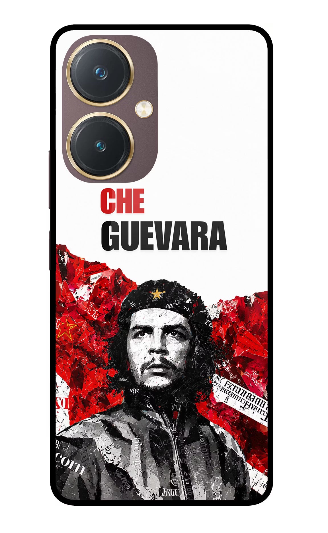 Che Guevara Revolution Vivo Y27 Glass Case - Che Guevara Revolution Vivo Y27 Glass Case Che Guevara Revolution Vivo Y27 Glass Case