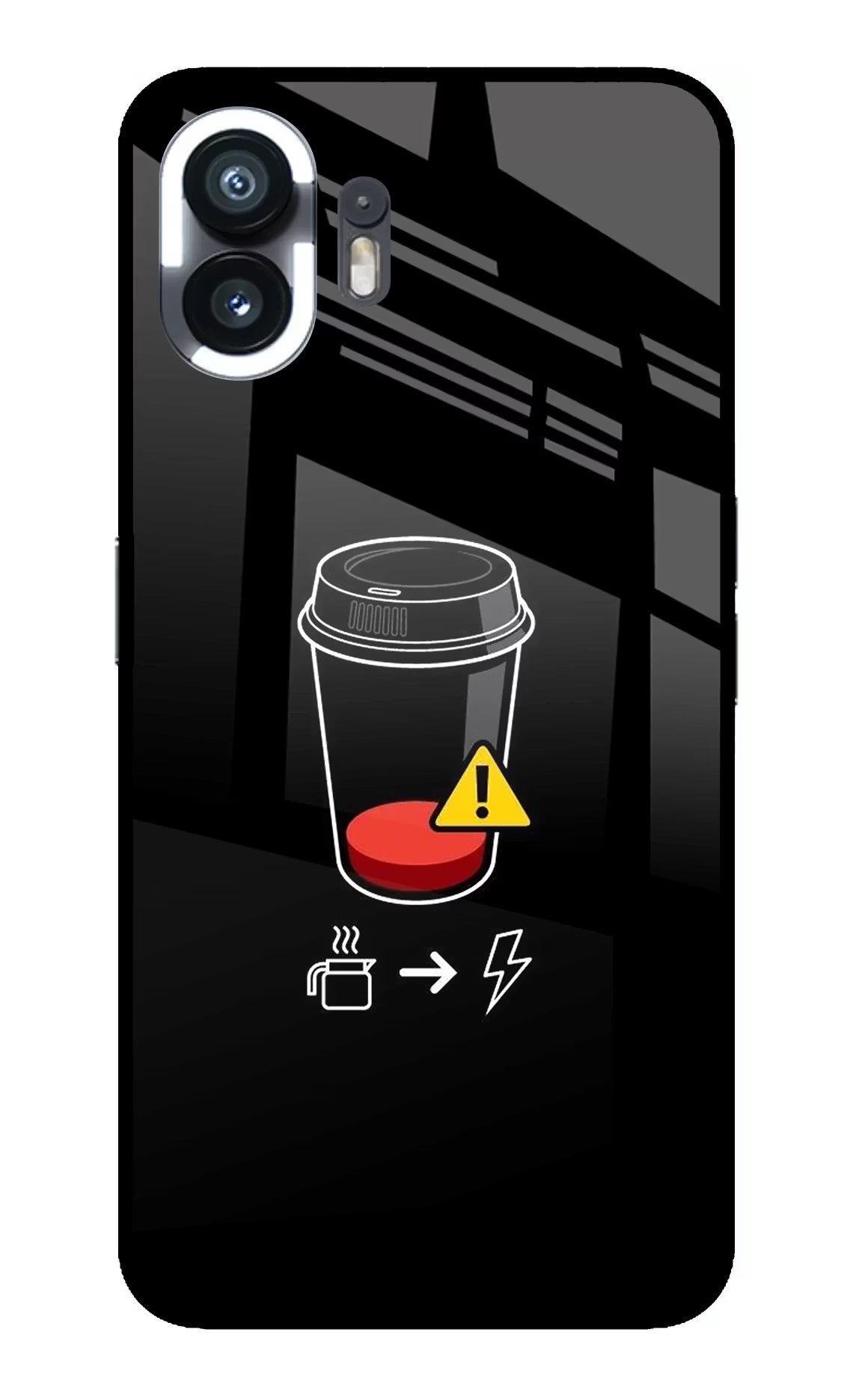 Coffee Nothing Phone 2 Glass Case - Coffee Nothing Phone 2 Glass Case Coffee Nothing Phone 2 Glass Case