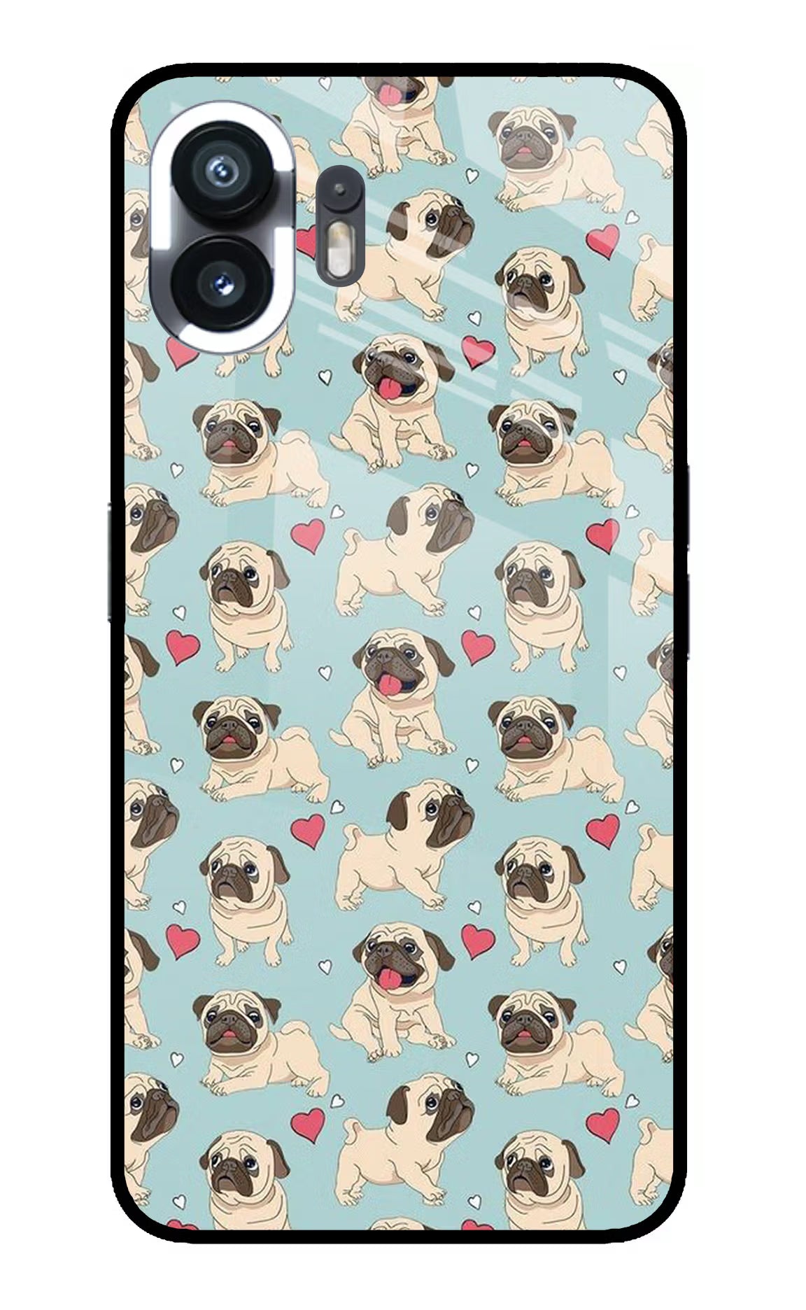 Pug Dog Nothing Phone 2 Glass Case - Pug Dog Nothing Phone 2 Glass Case Pug Dog Nothing Phone 2 Glass Case