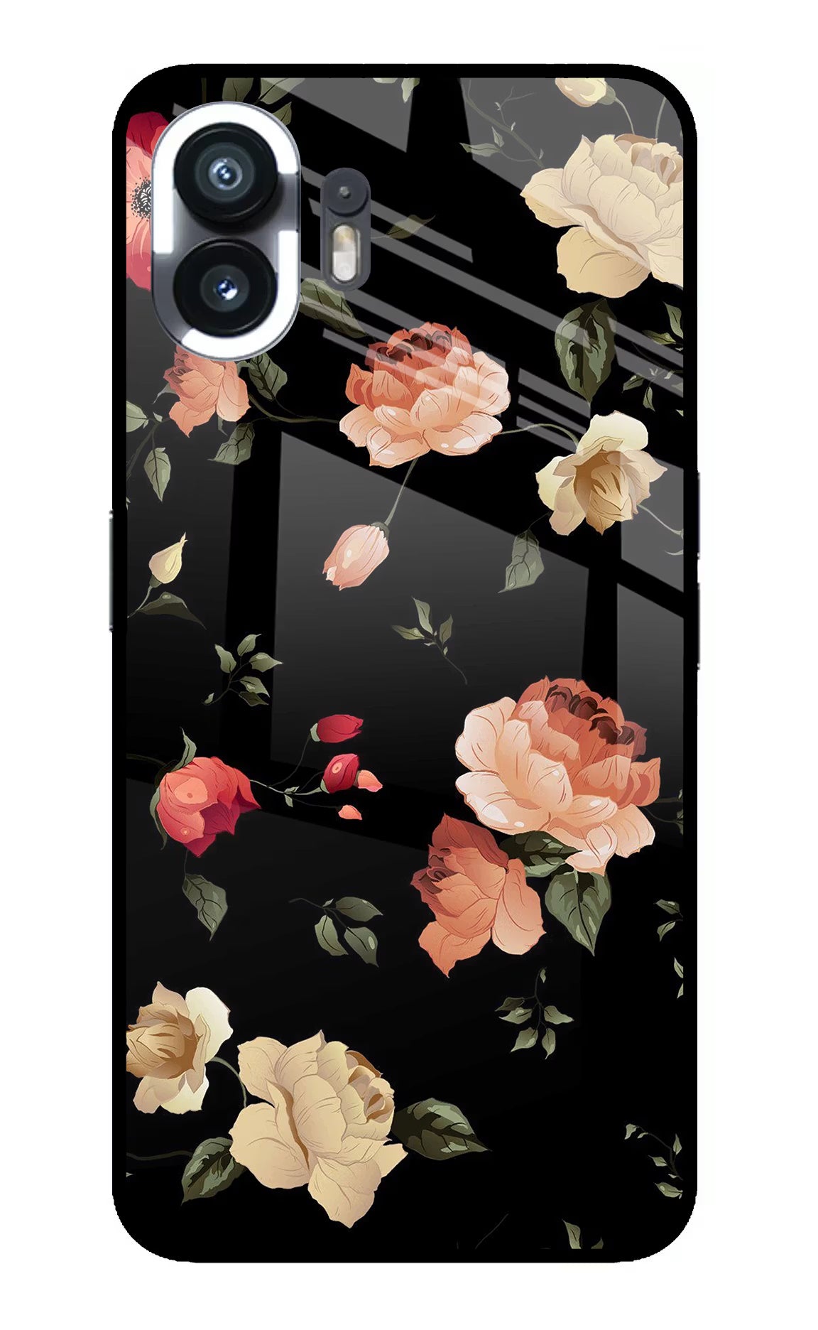 Flowers Nothing Phone 2 Glass Case - Flowers Nothing Phone 2 Glass Case Flowers Nothing Phone 2 Glass Case