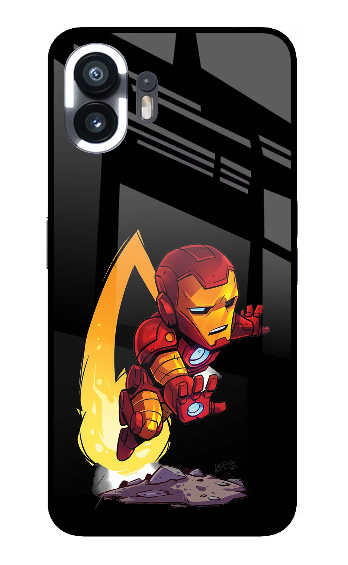 IronMan Nothing Phone 2 Back Cover - IronMan Nothing Phone 2 Glass Case Back Cover by Casekaro IronMan Nothing Phone 2 Glass Case Back Cover by Casekaro