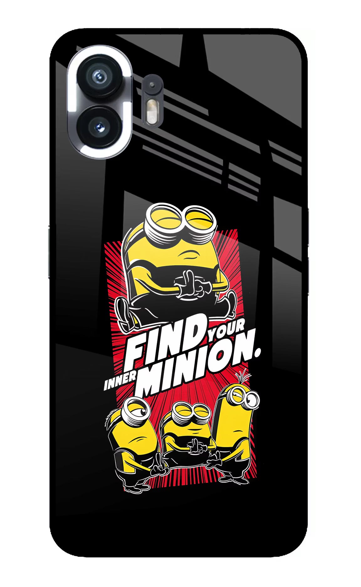 Find your inner Minion Nothing Phone 2 Glass Case - Find your inner Minion Nothing Phone 2 Glass Case Find your inner Minion Nothing Phone 2 Glass Case