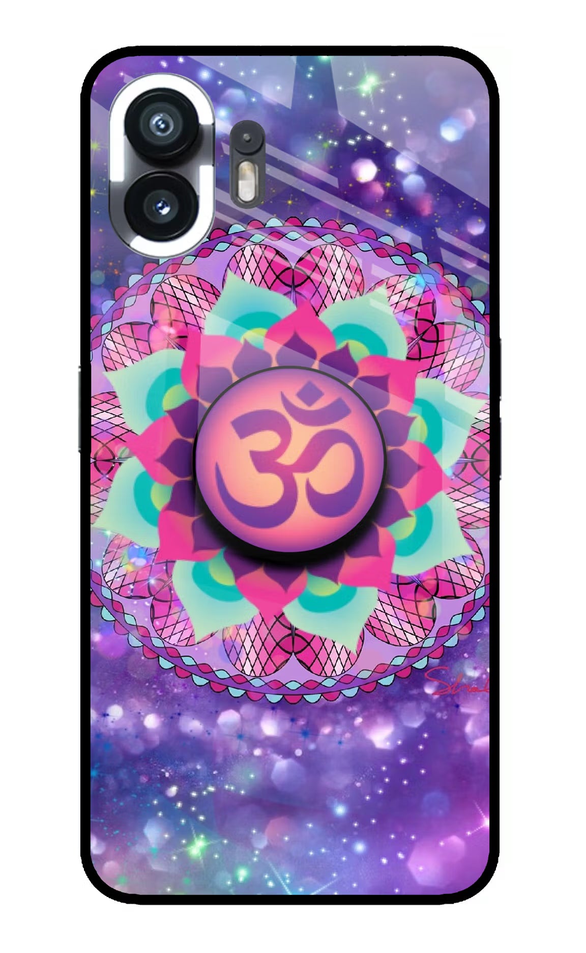 Om Purple Nothing Phone 2 Pop Case - Om Purple Nothing Phone 2 Pop Case by Casekaro Om Purple Nothing Phone 2 Pop Case by Casekaro
