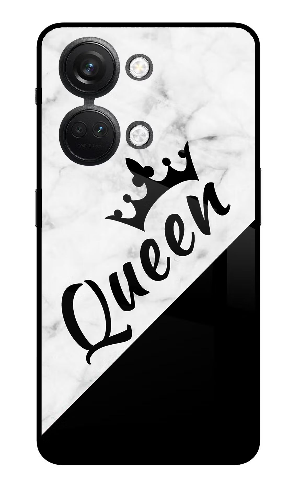 Queen OnePlus Nord 3 5G Glass Case - Queen OnePlus Nord 3 5G Glass Case Queen OnePlus Nord 3 5G Glass Case