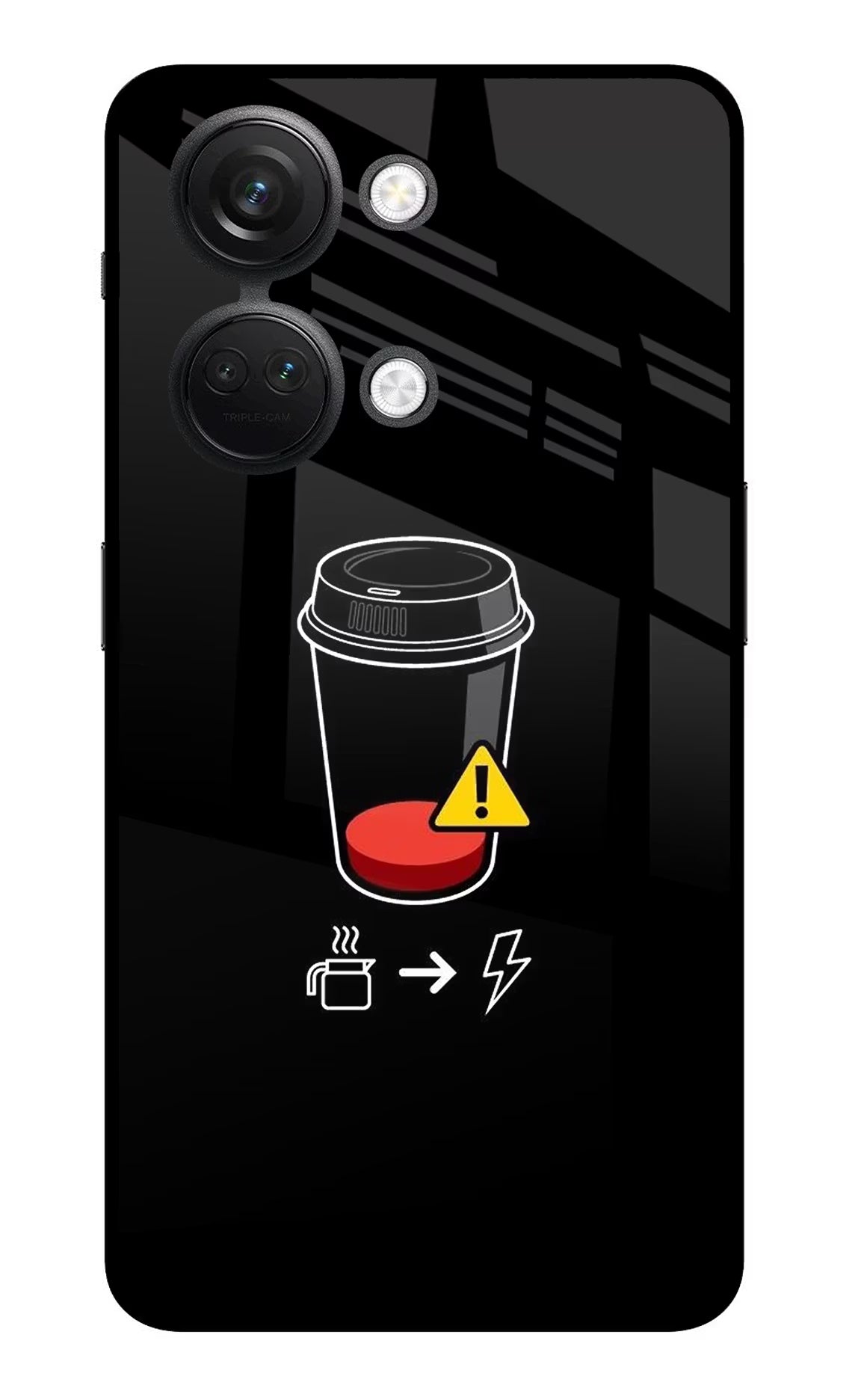 Coffee OnePlus Nord 3 5G Glass Case - Coffee OnePlus Nord 3 5G Glass Case Coffee OnePlus Nord 3 5G Glass Case
