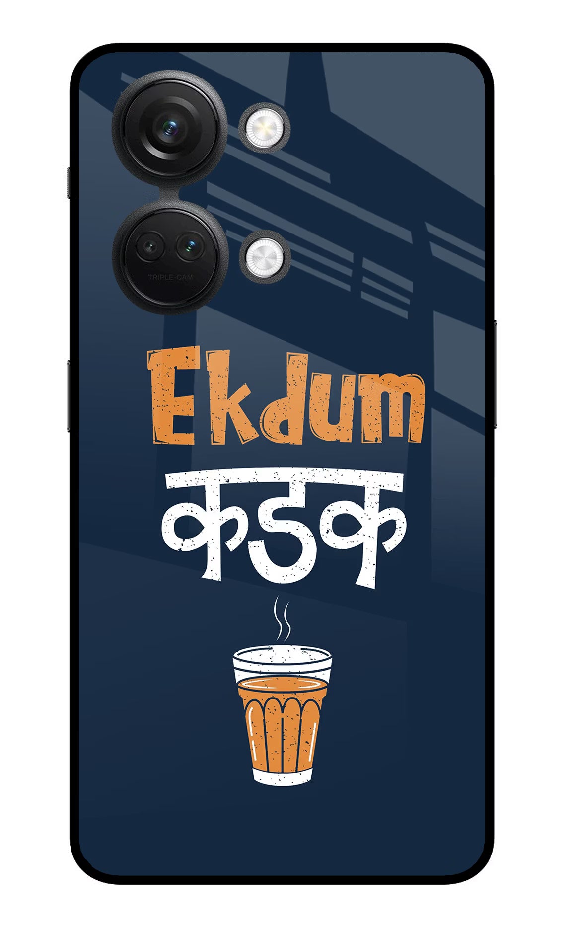 Ekdum Kadak Chai OnePlus Nord 3 5G Back Cover - Ekdum Kadak Chai OnePlus Nord 3 5G Glass Case Back Cover by Casekaro Ekdum Kadak Chai OnePlus Nord 3 5G Glass Case Back Cover by Casekaro