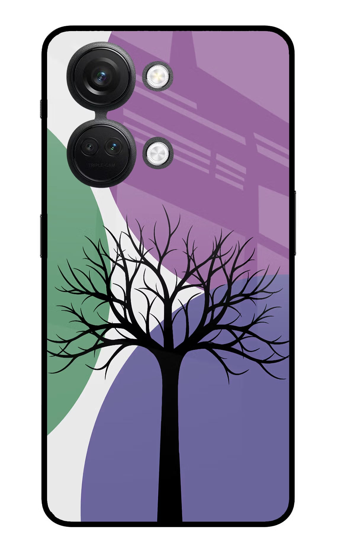 Tree Art OnePlus Nord 3 5G Back Cover - Tree Art OnePlus Nord 3 5G Glass Case Back Cover by Casekaro Tree Art OnePlus Nord 3 5G Glass Case Back Cover by Casekaro