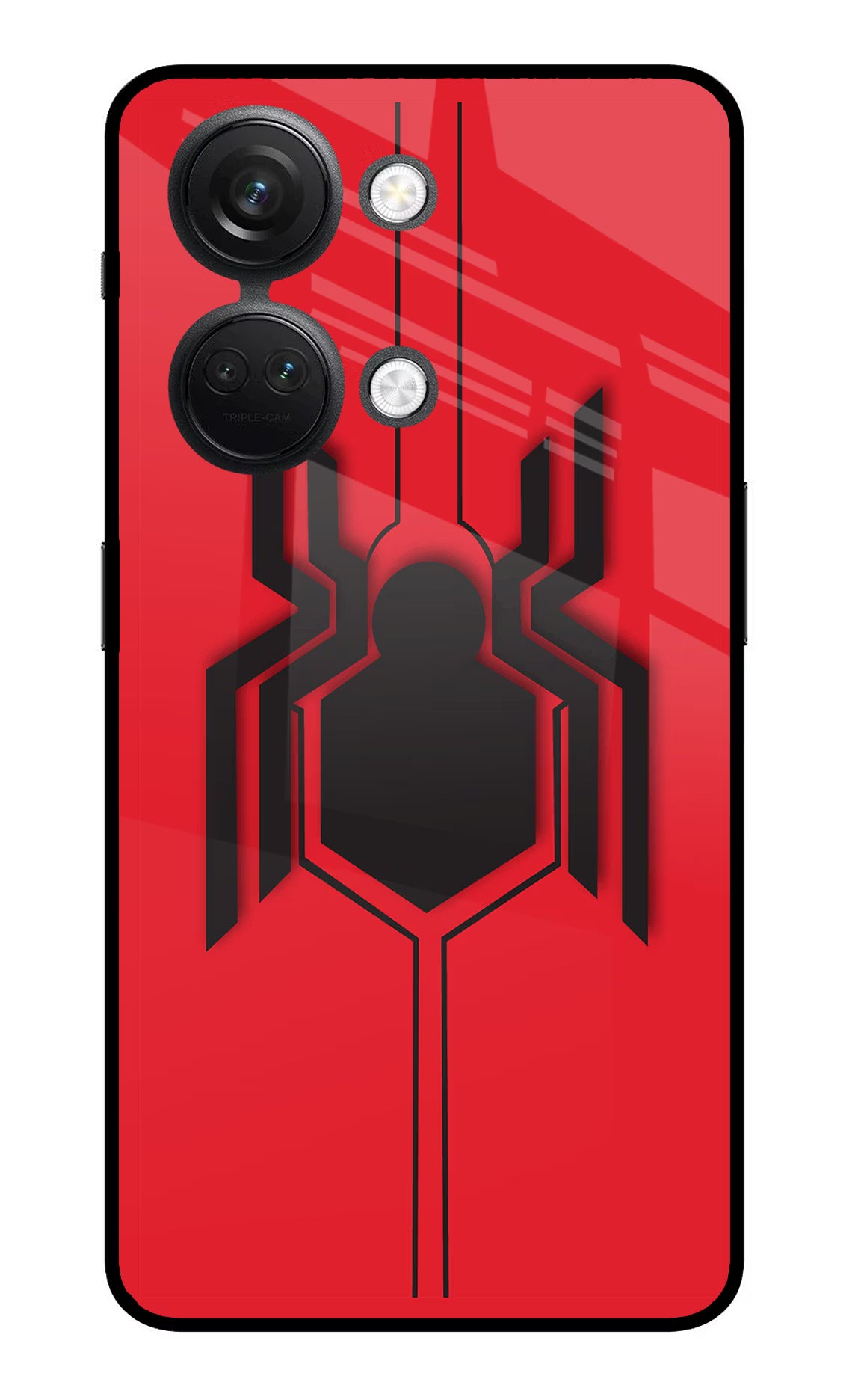 Spider OnePlus Nord 3 5G Back Cover - Spider OnePlus Nord 3 5G Glass Case Back Cover by Casekaro Spider OnePlus Nord 3 5G Glass Case Back Cover by Casekaro