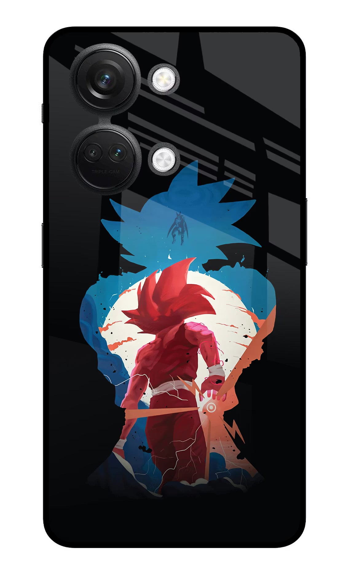 Goku OnePlus Nord 3 5G Back Cover - Goku OnePlus Nord 3 5G Glass Case Back Cover by Casekaro Goku OnePlus Nord 3 5G Glass Case Back Cover by Casekaro