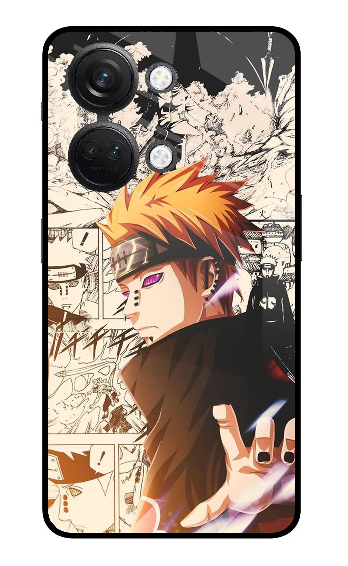 Pain Anime OnePlus Nord 3 5G Back Cover - Pain Anime OnePlus Nord 3 5G Glass Case Back Cover by Casekaro Pain Anime OnePlus Nord 3 5G Glass Case Back Cover by Casekaro