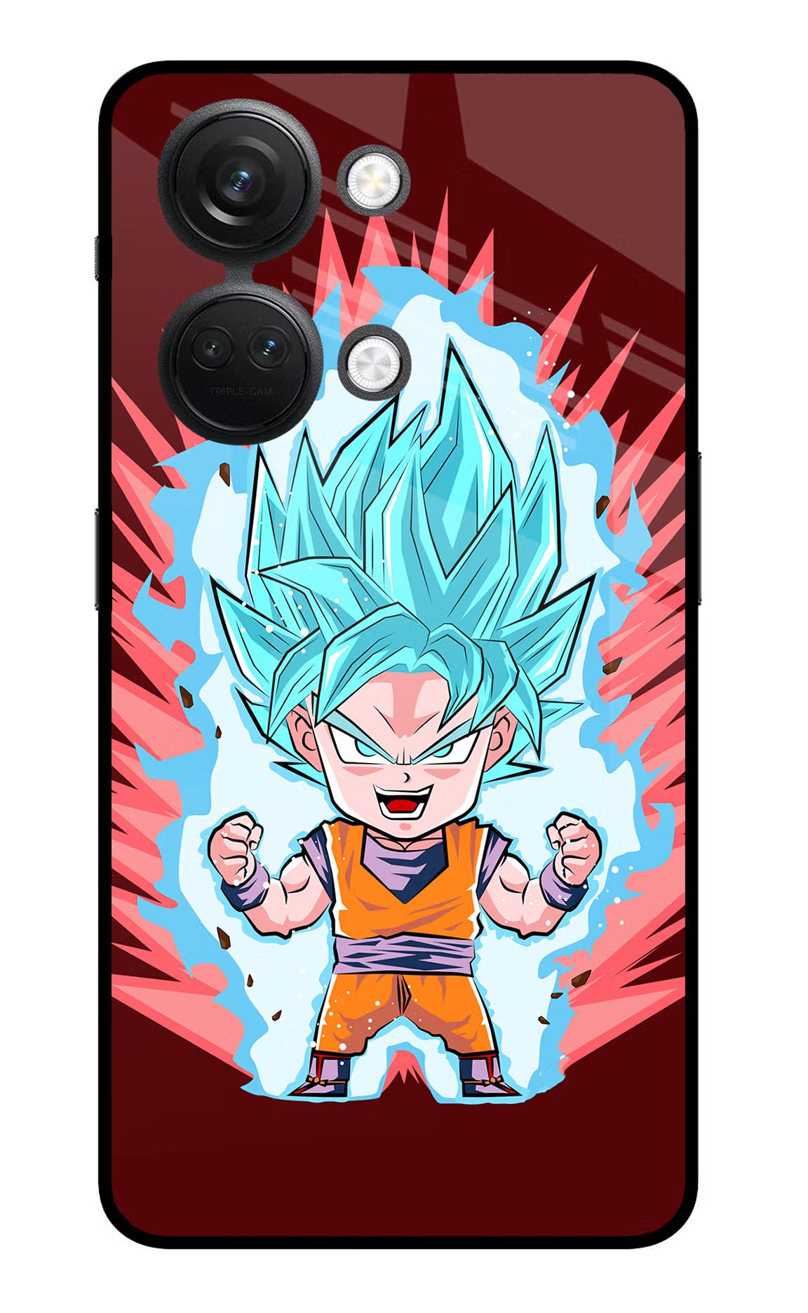Goku Little OnePlus Nord 3 5G Back Cover - Goku Little OnePlus Nord 3 5G Glass Case Back Cover by Casekaro Goku Little OnePlus Nord 3 5G Glass Case Back Cover by Casekaro
