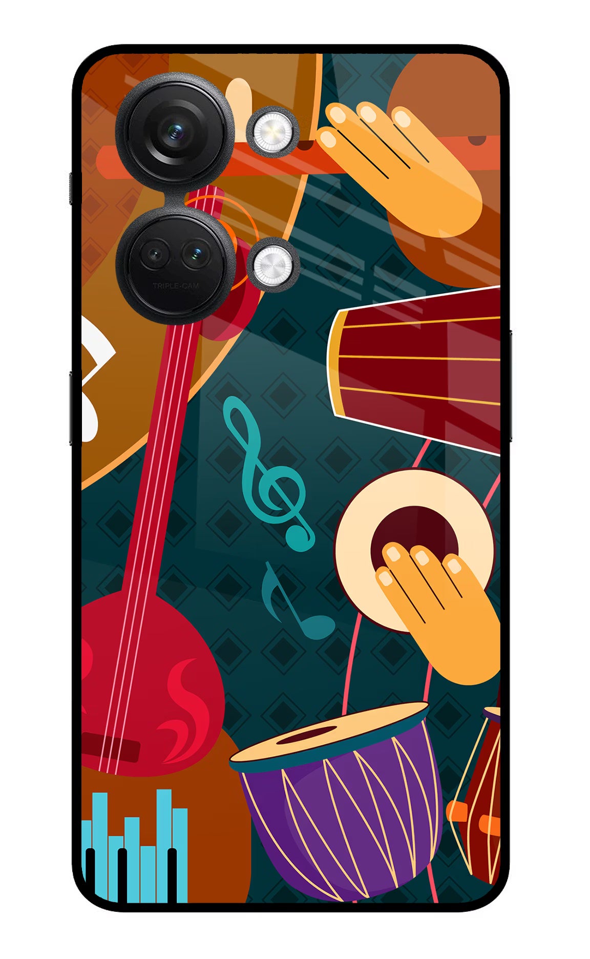 Music Instrument OnePlus Nord 3 5G Glass Case - Music Instrument OnePlus Nord 3 5G Glass Case Music Instrument OnePlus Nord 3 5G Glass Case
