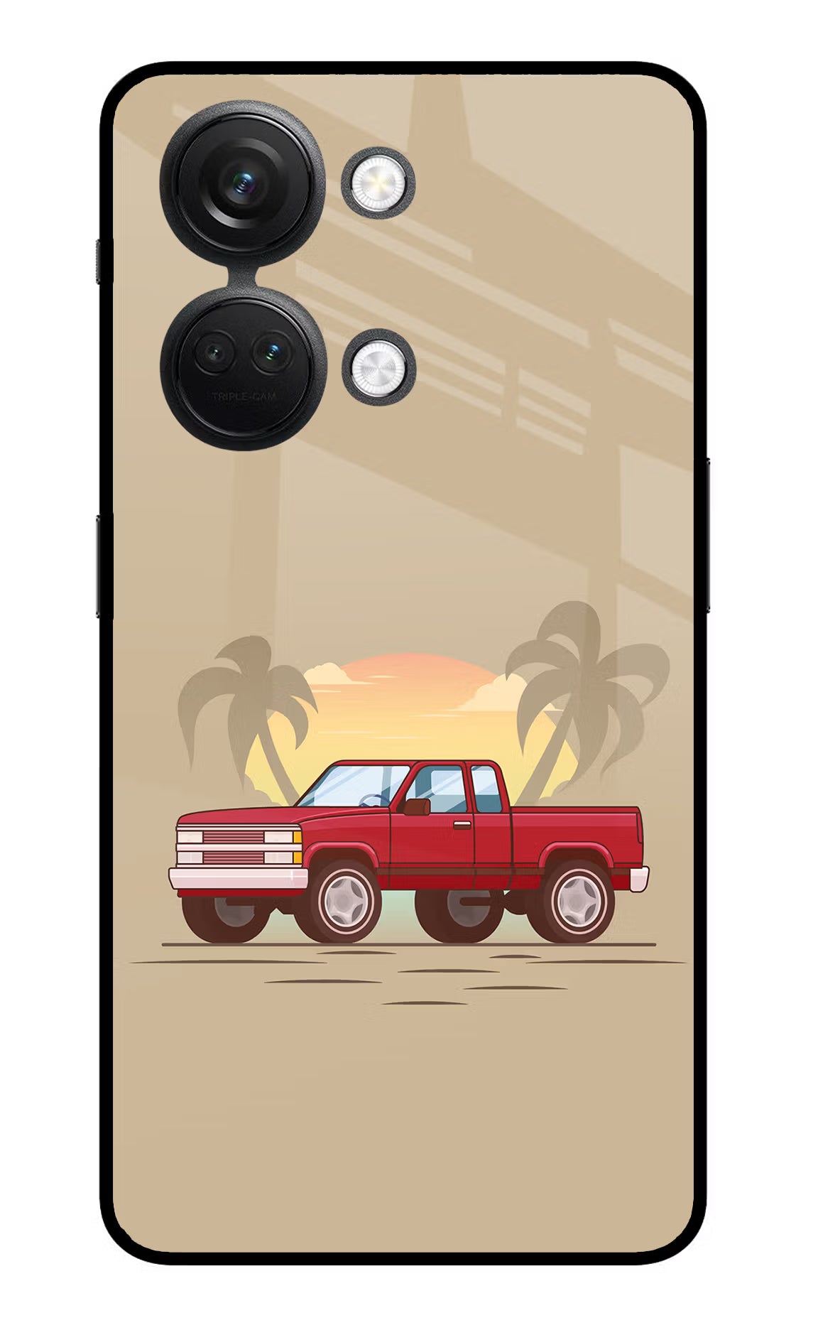 Desert Classic Drive OnePlus Nord 3 5G Back Cover - Desert Classic Drive OnePlus Nord 3 5G Glass Case Back Cover by Casekaro Desert Classic Drive OnePlus Nord 3 5G Glass Case Back Cover by Casekaro
