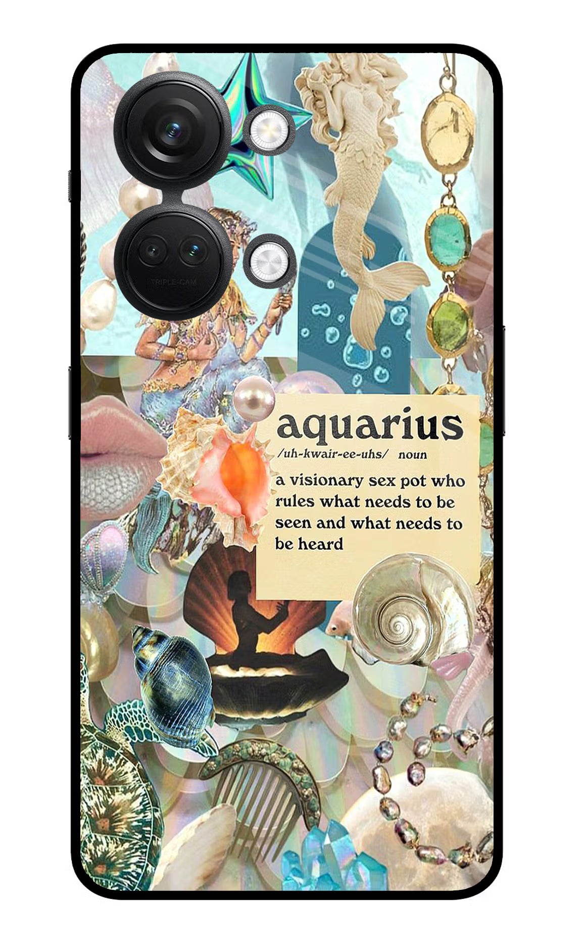 Aquarius Zodiac OnePlus Nord 3 5G Glass Case - Aquarius Zodiac OnePlus Nord 3 5G Glass Case Aquarius Zodiac OnePlus Nord 3 5G Glass Case