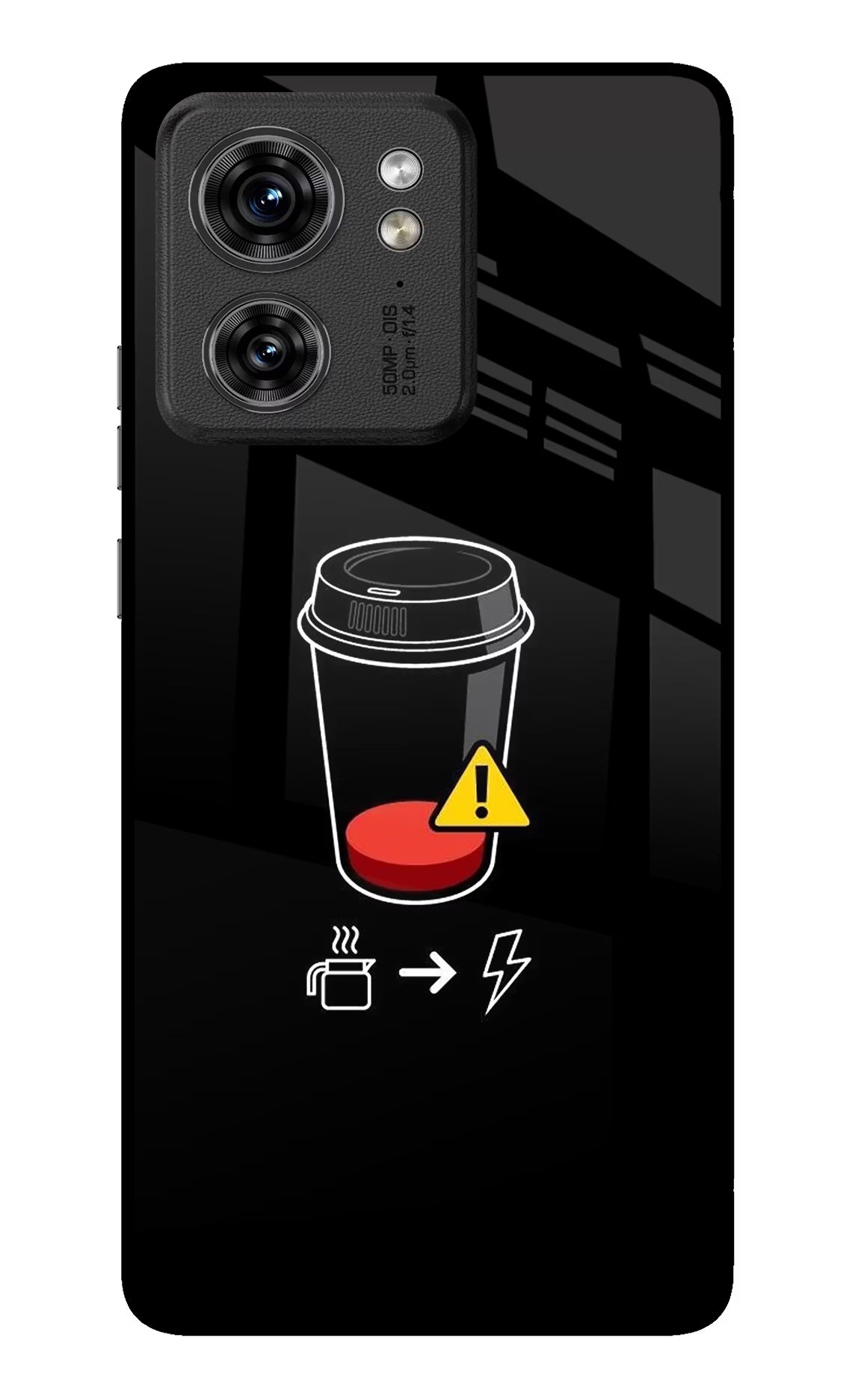 Coffee Moto Edge 40 Glass Case - Coffee Moto Edge 40 Glass Case Coffee Moto Edge 40 Glass Case