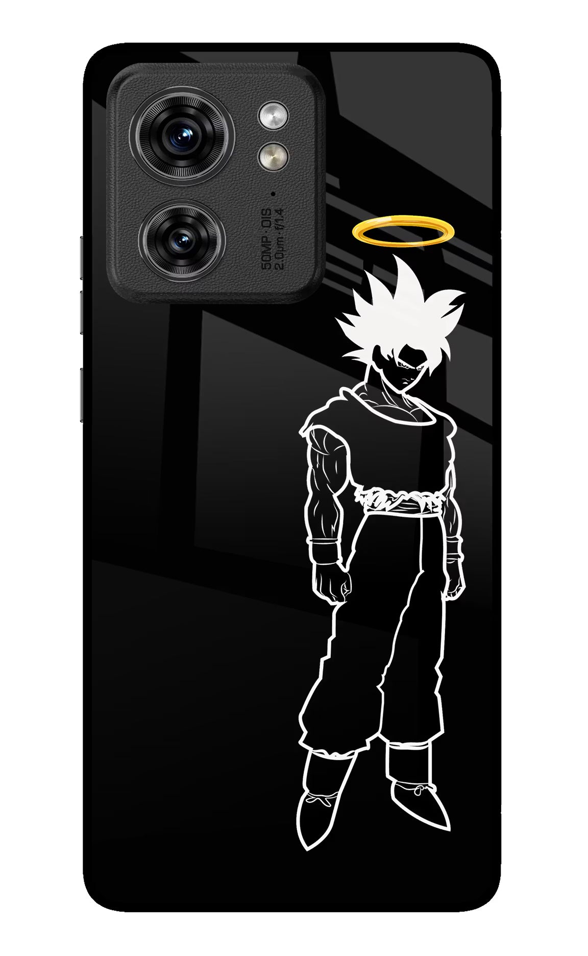 DBS Character Moto Edge 40 Glass Case - DBS Character Moto Edge 40 Glass Case DBS Character Moto Edge 40 Glass Case