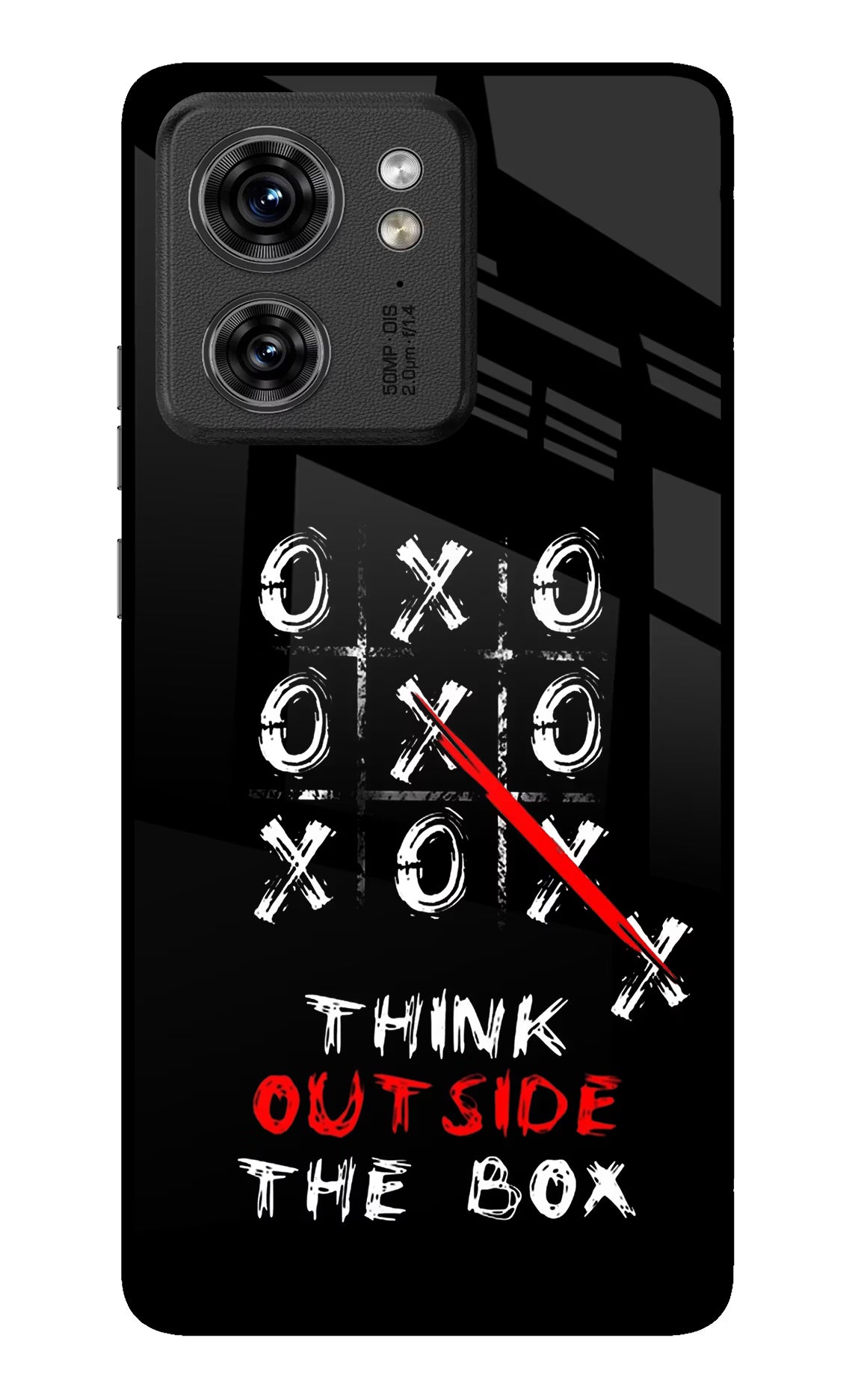 Think out of the BOX Moto Edge 40 Glass Case - Think out of the BOX Moto Edge 40 Glass Case Think out of the BOX Moto Edge 40 Glass Case