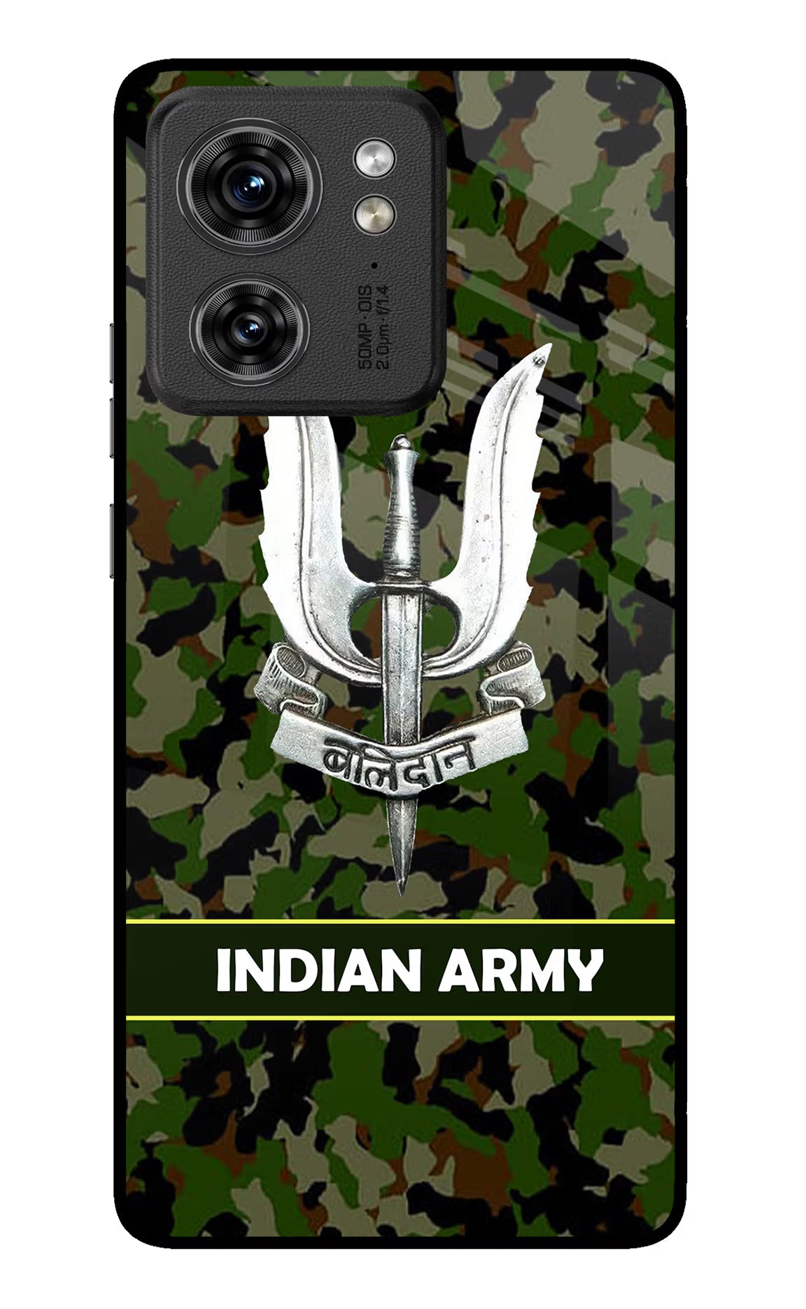 Balidan Indian Logo Moto Edge 40 Back Cover - Balidan Indian Logo Moto Edge 40 Glass Case Back Cover by Casekaro Balidan Indian Logo Moto Edge 40 Glass Case Back Cover by Casekaro