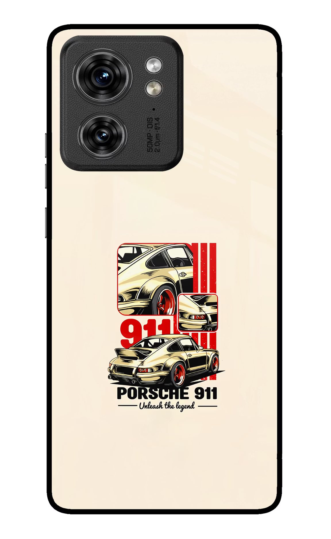 Classic Porsche 911 Moto Edge 40 Glass Case - Classic Porsche 911 Moto Edge 40 Glass Case Classic Porsche 911 Moto Edge 40 Glass Case