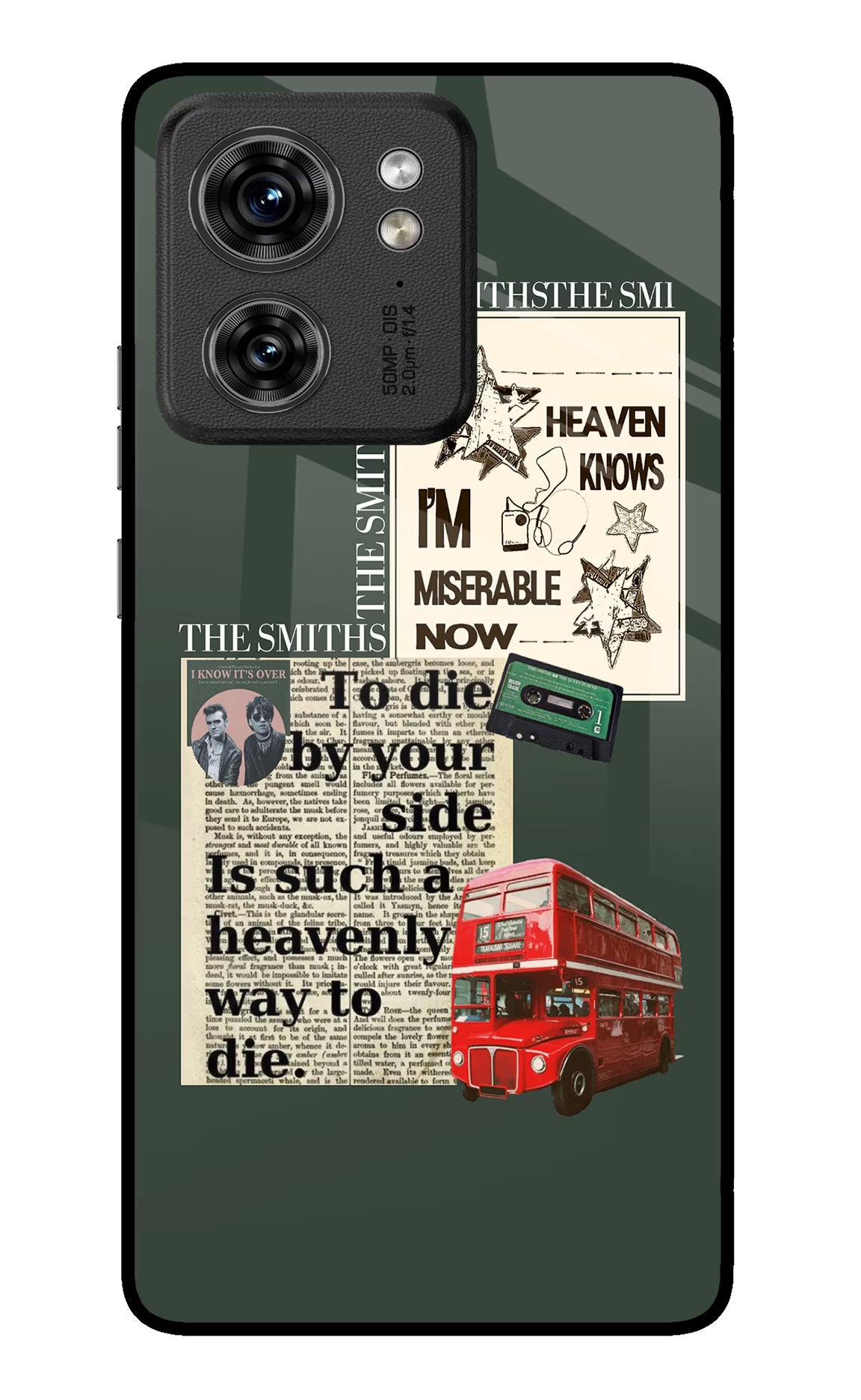 The Smiths Moto Edge 40 Back Cover - The Smiths Moto Edge 40 Glass Case Back Cover by Casekaro The Smiths Moto Edge 40 Glass Case Back Cover by Casekaro