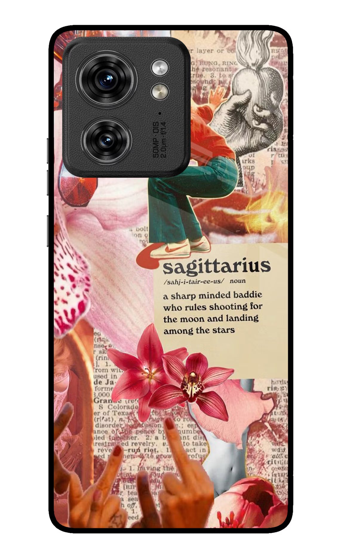 Sagittarius Zodiac Moto Edge 40 Glass Case - Sagittarius Zodiac Moto Edge 40 Glass Case Sagittarius Zodiac Moto Edge 40 Glass Case