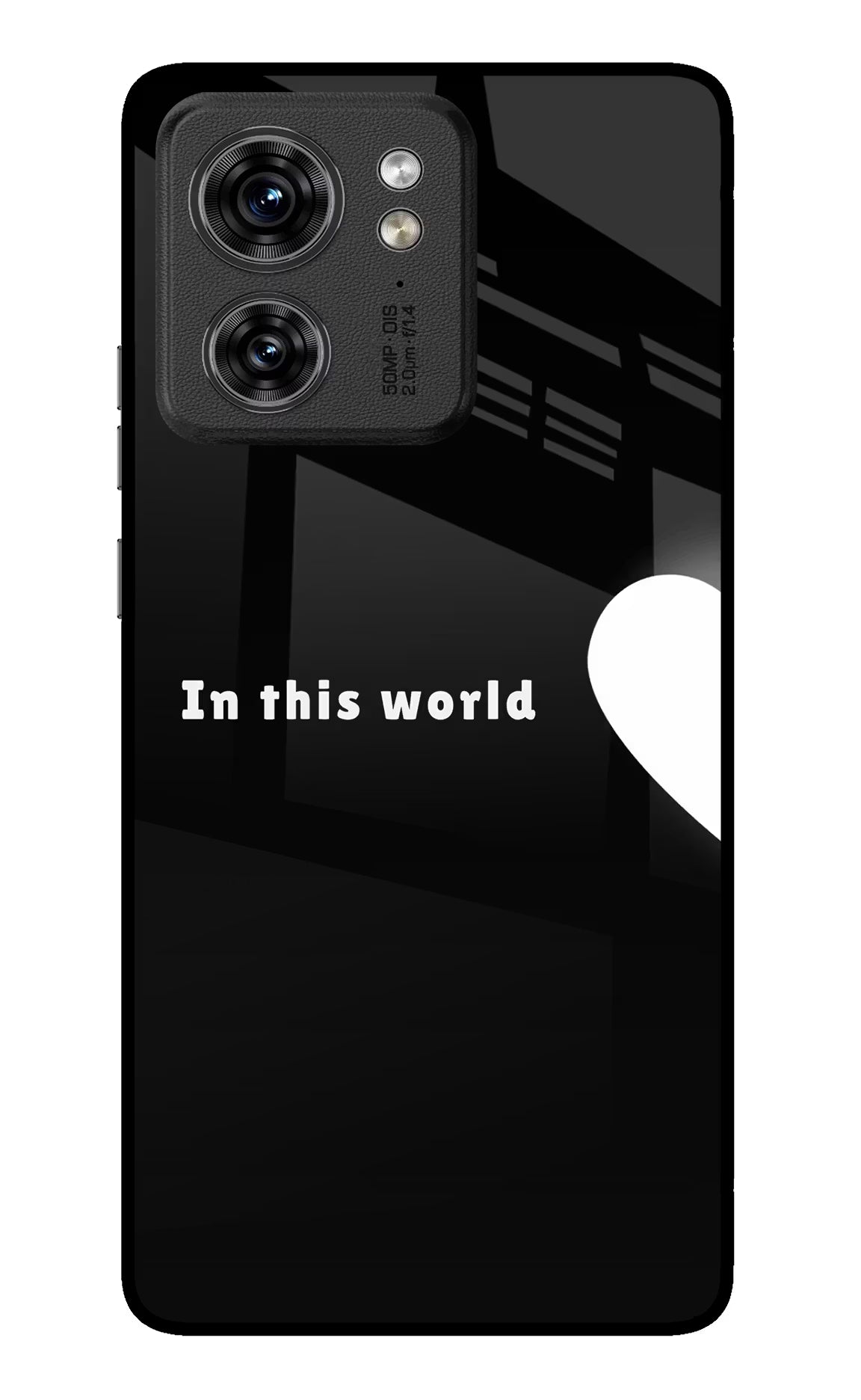 This World Moto Edge 40 Back Cover - This World Moto Edge 40 Glass Case Back Cover by Casekaro This World Moto Edge 40 Glass Case Back Cover by Casekaro