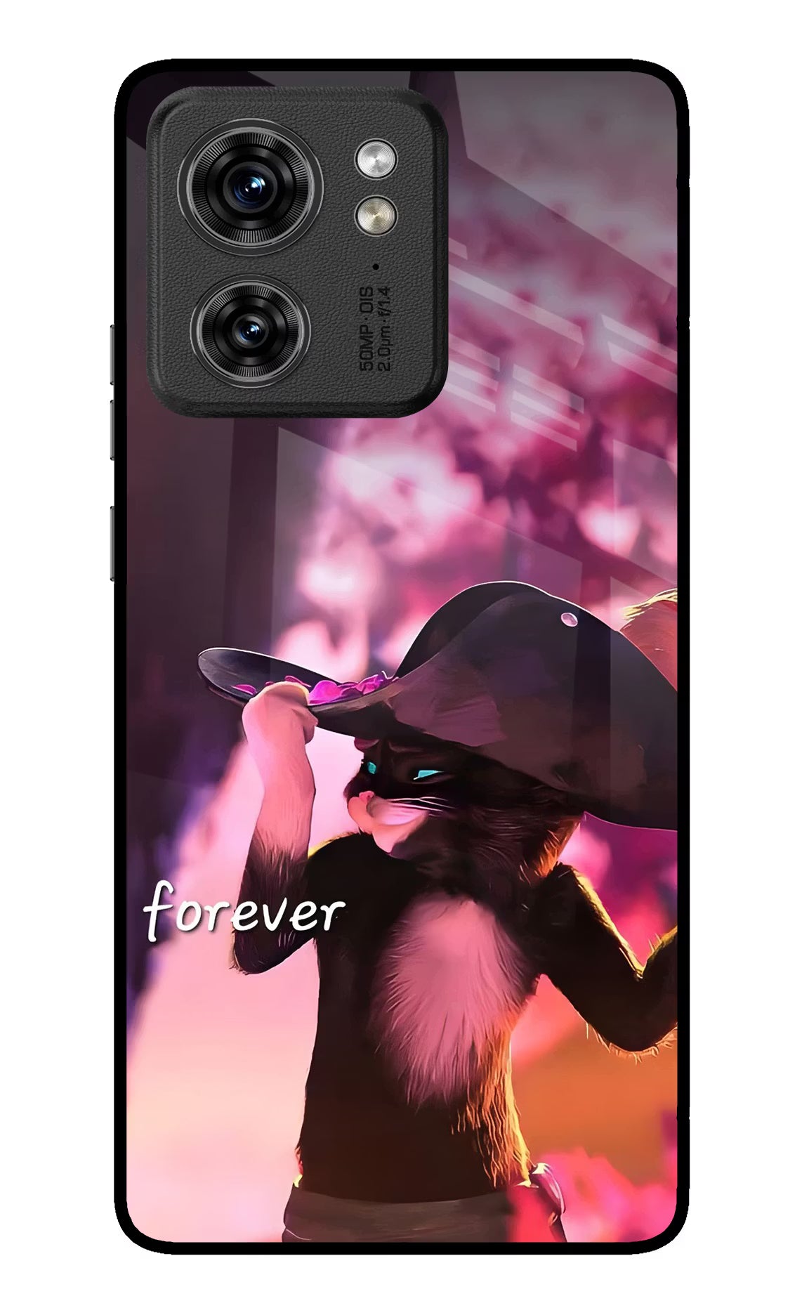 Forever Cat Moto Edge 40 Glass Case - Forever Cat Moto Edge 40 Glass Case Forever Cat Moto Edge 40 Glass Case